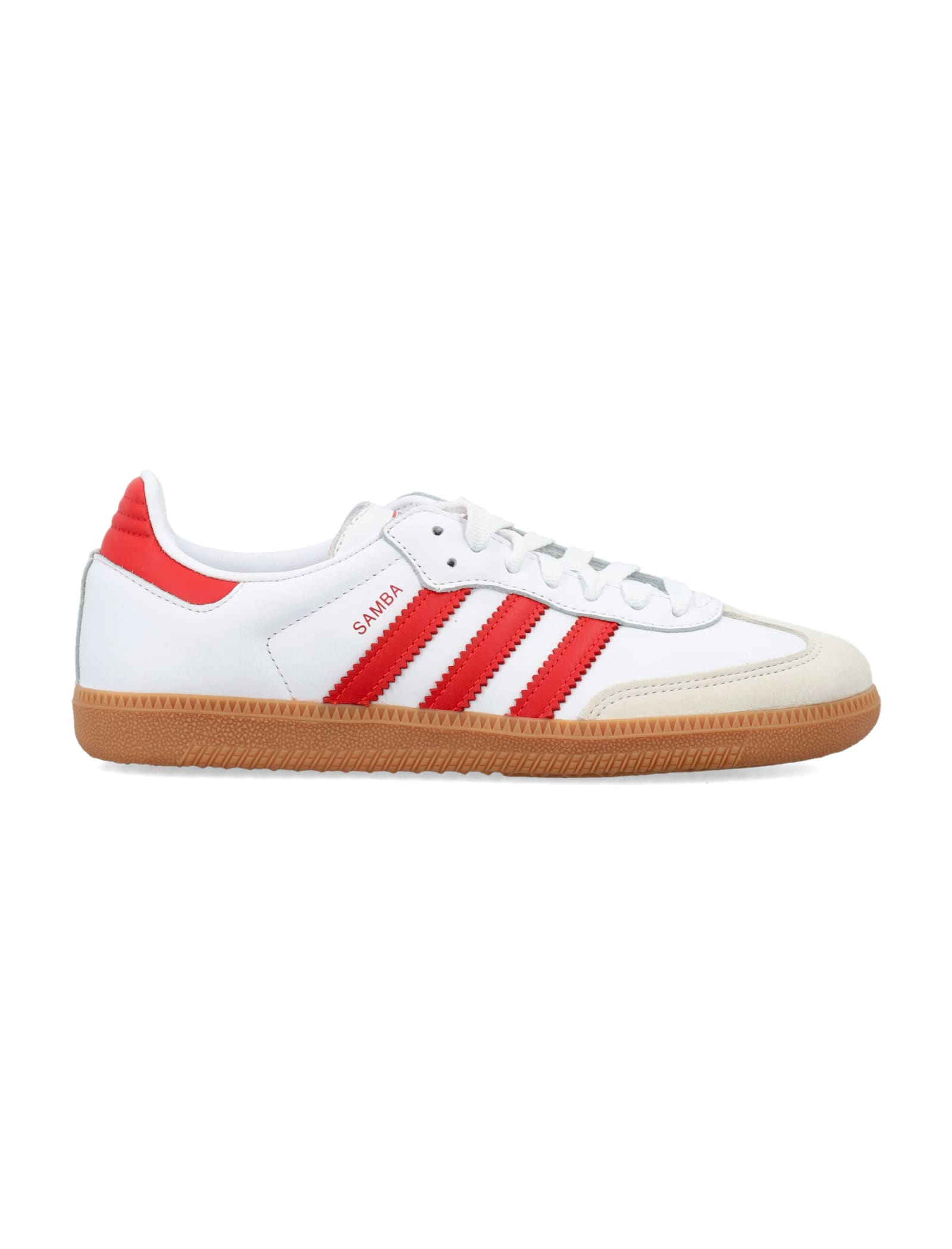 Adidas Originals Low-top Sneakers With Rubber Sole And Stripes In White