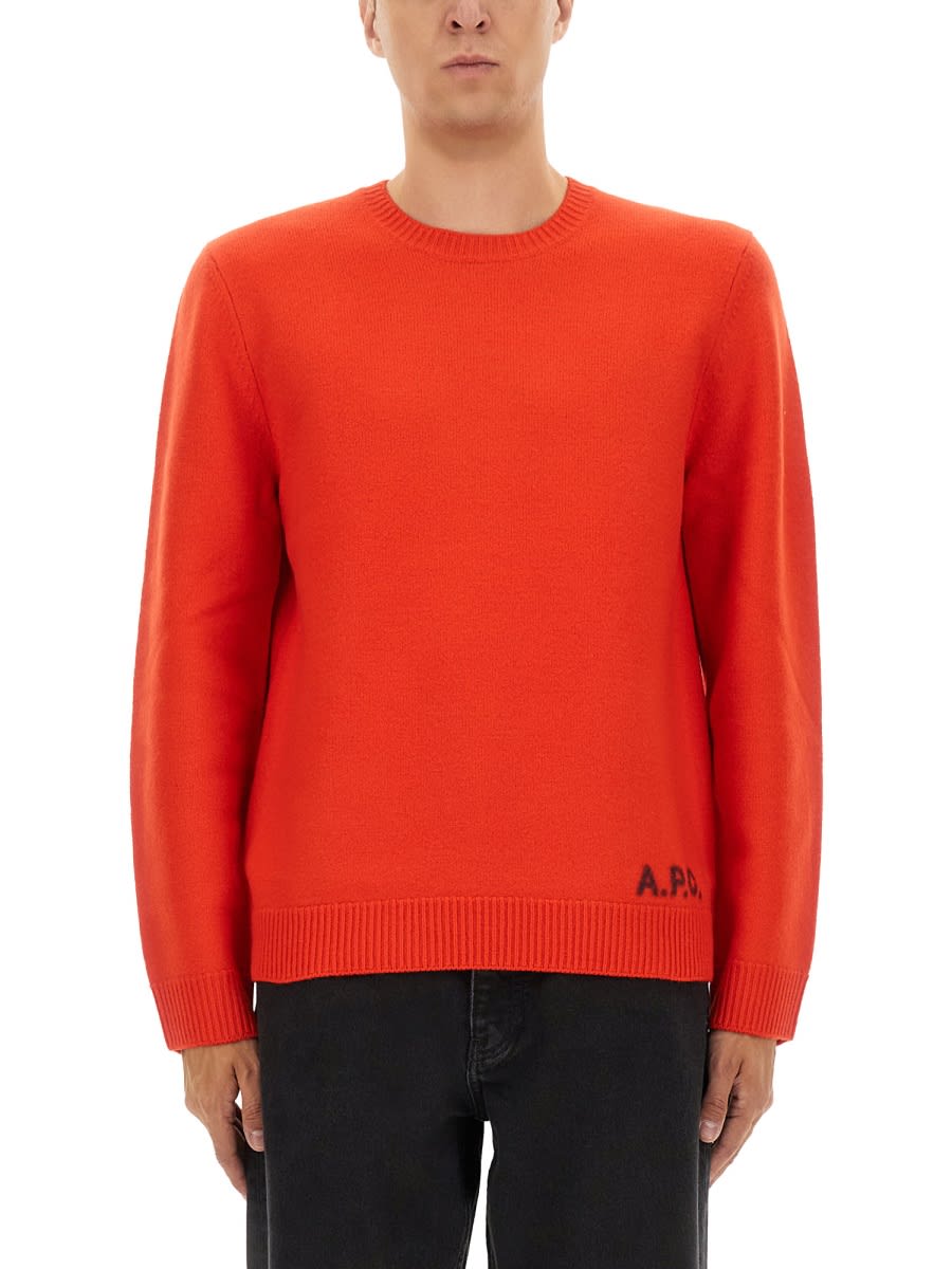 Apc A.p.c. Jersey Edward In Red