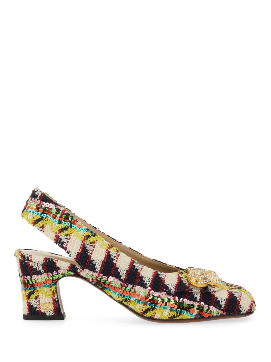 Valentino 60mm Adamantine Sequin-embellished Pumps In Multi