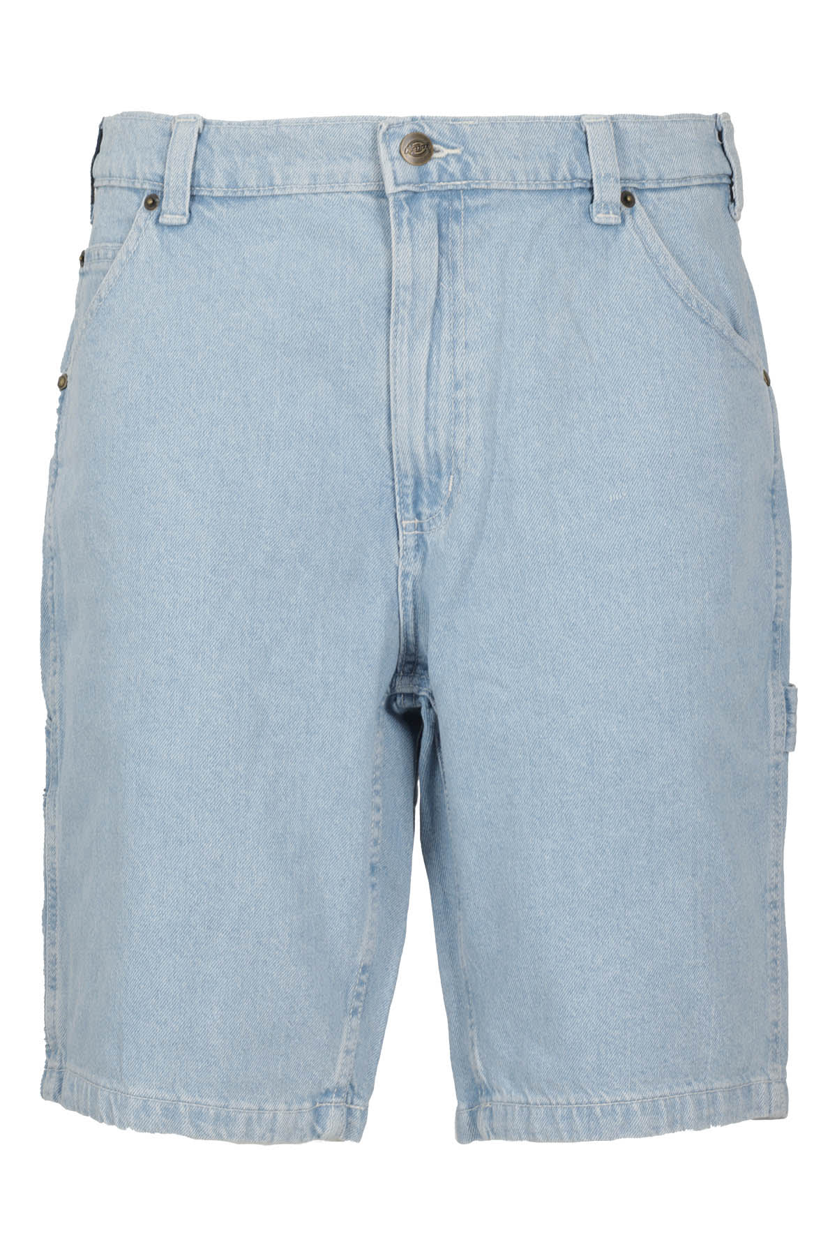 Shop Dickies Garyville Denim Shorts In Vntg Blue
