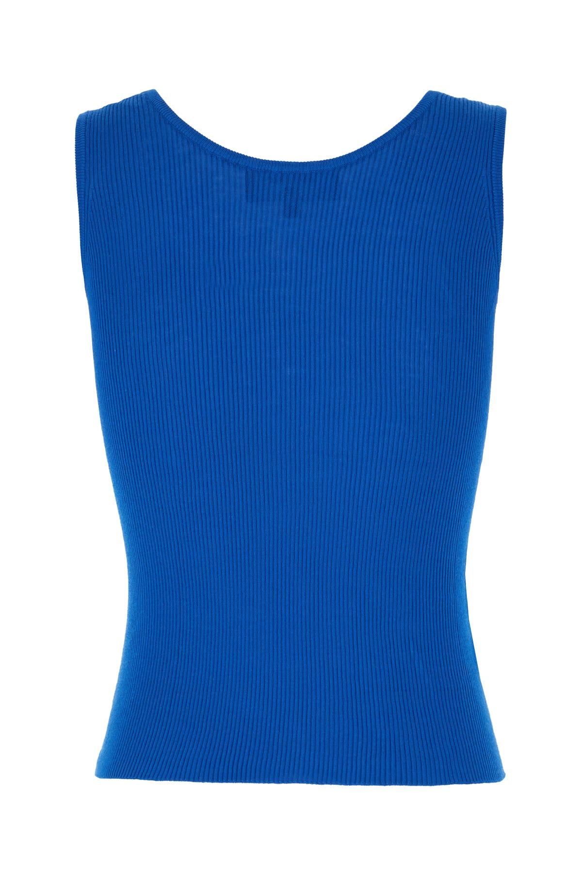 Shop Rochas Electic Blue Cotton Top In 440