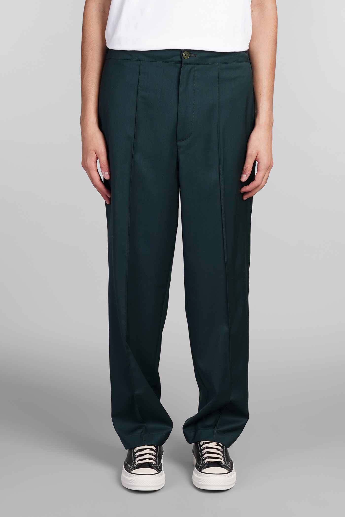 Alexis Pants In Green Wool