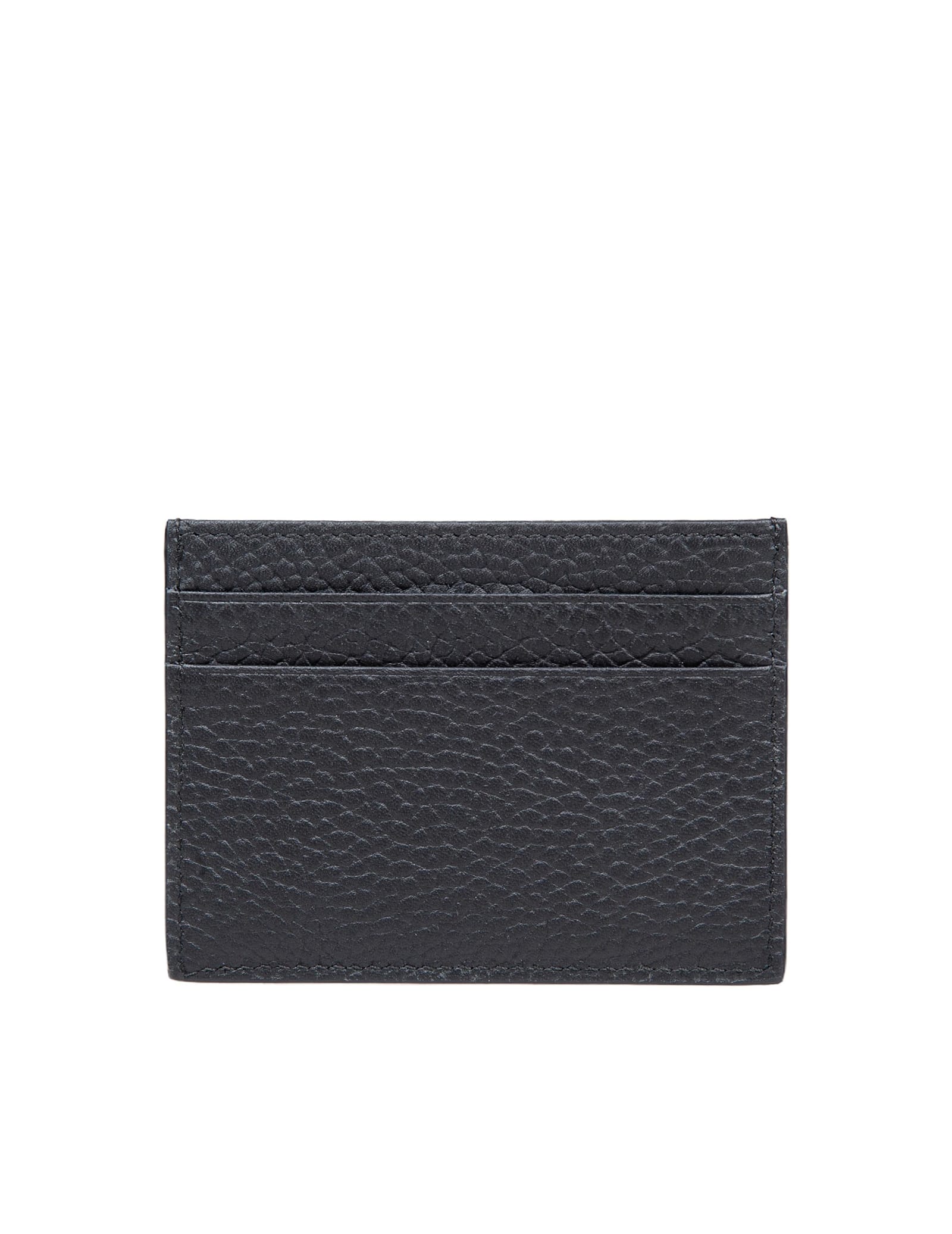 Shop Dolce & Gabbana Leather Card Holder Color Black