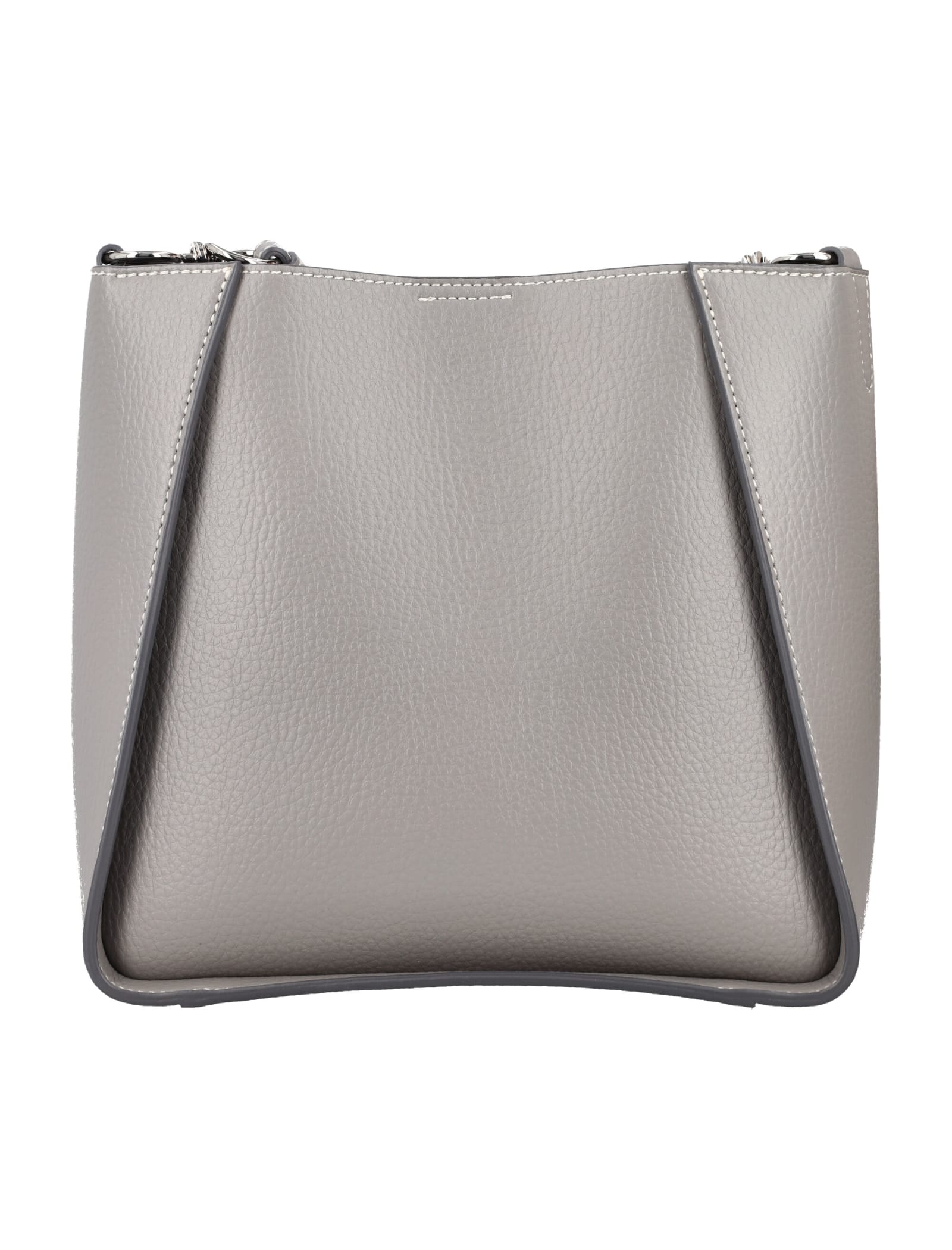 Shop Stella Mccartney Mini Crossbody Bag In Smoke