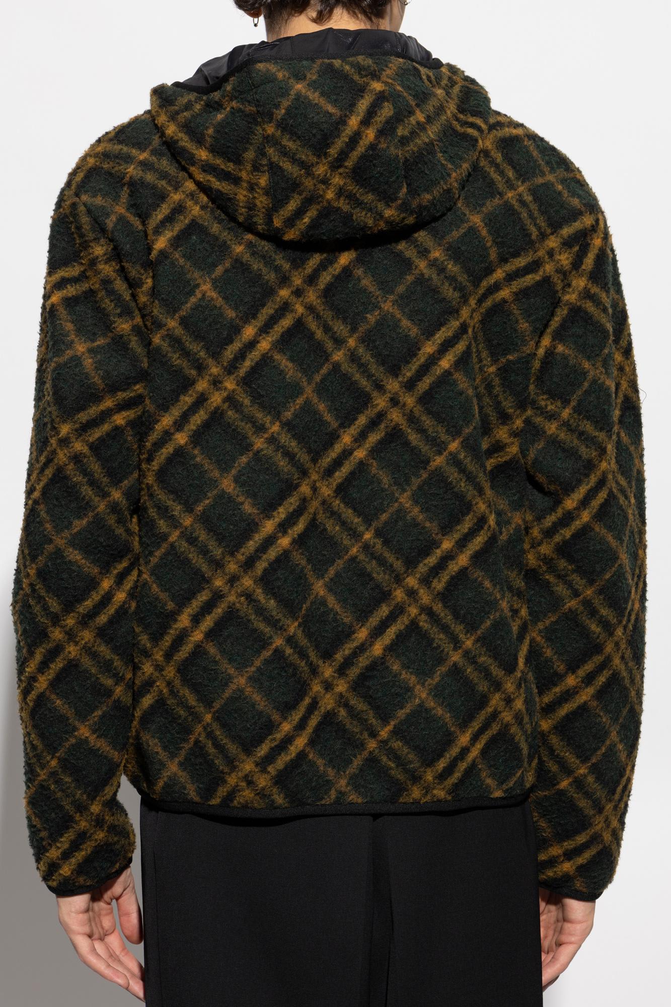 Shop Burberry Reversible Jacket In Brown