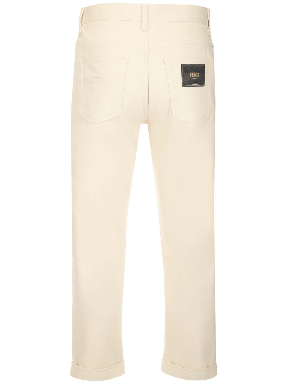Fendi Men's  White Other Materials Pants