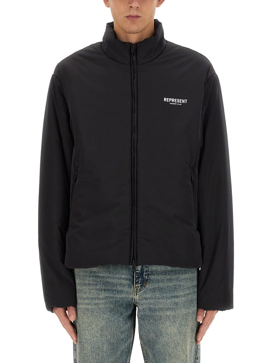 Shop Represent Owners Club Jacket In Black