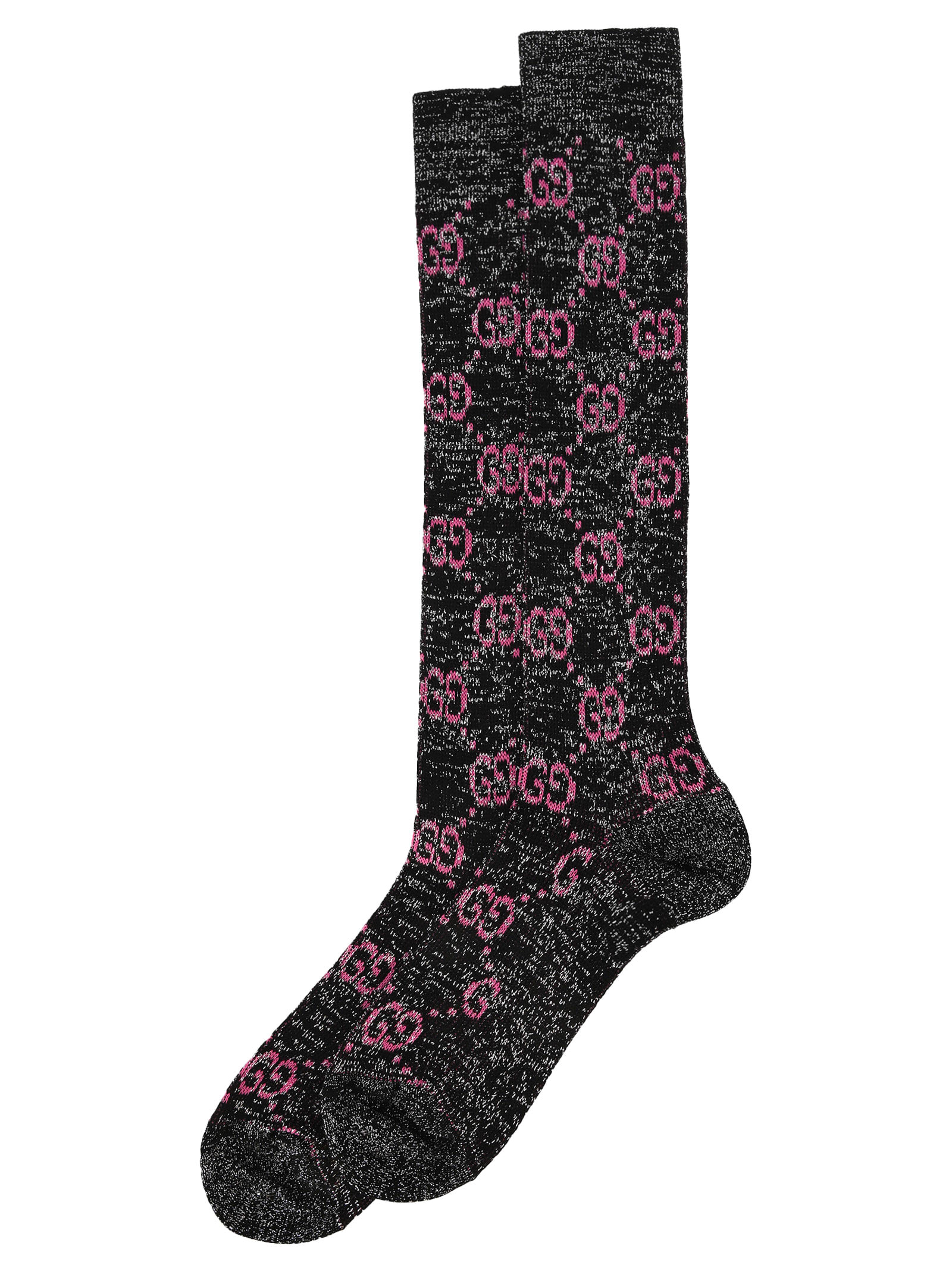 Gucci Socks In Black Pink ModeSens