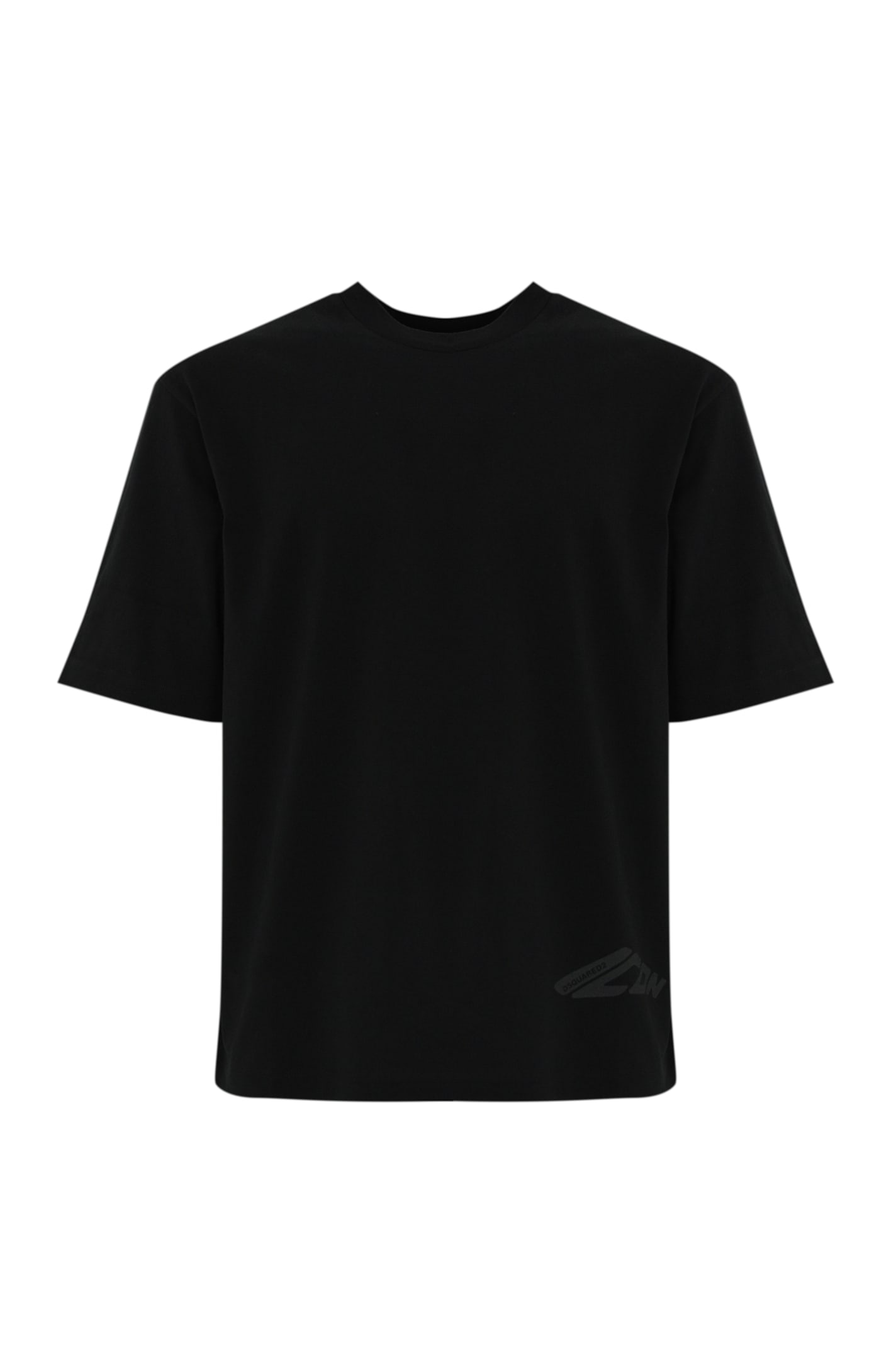 Dsquared2 Cotton T-shirt With Icon Print In Black