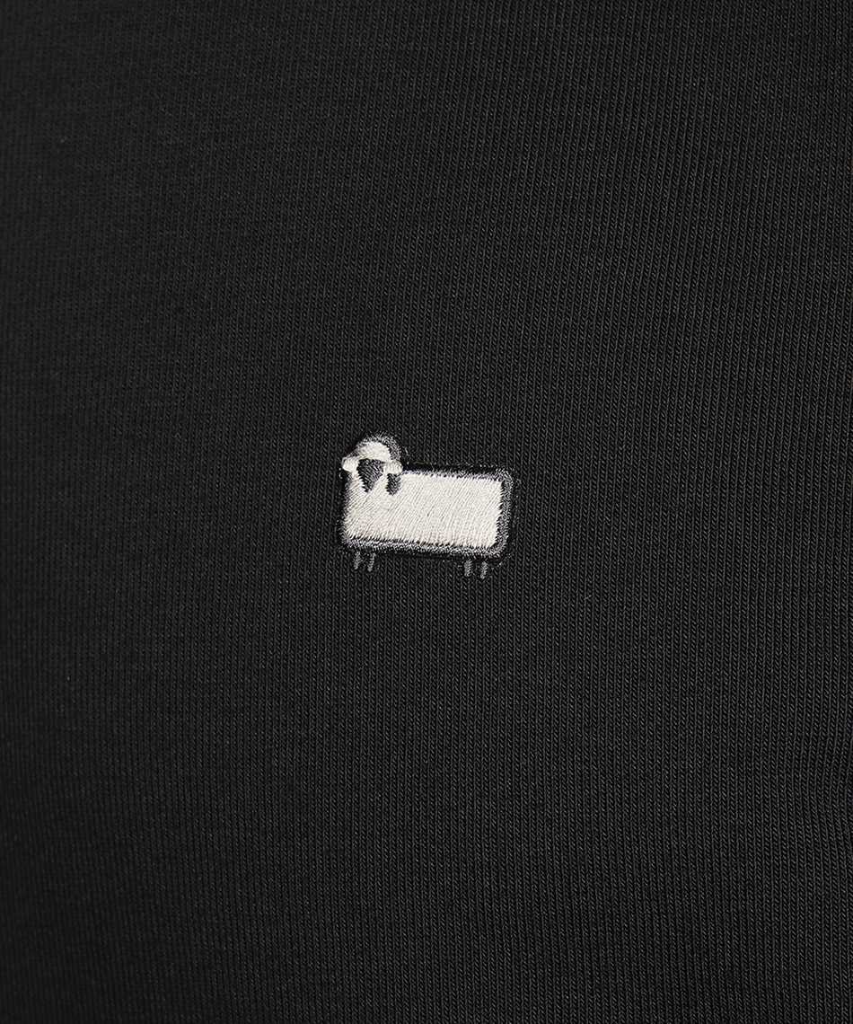 Shop Woolrich Embroidered Logo Crew-neck Sweatshirt In Black