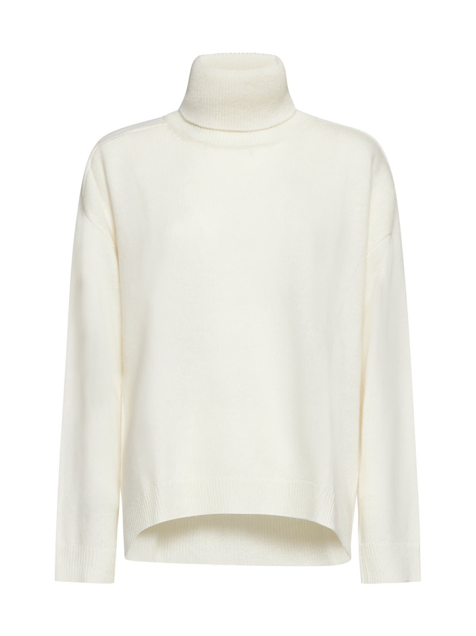 Shop P.a.r.o.s.h Sweater In Cream