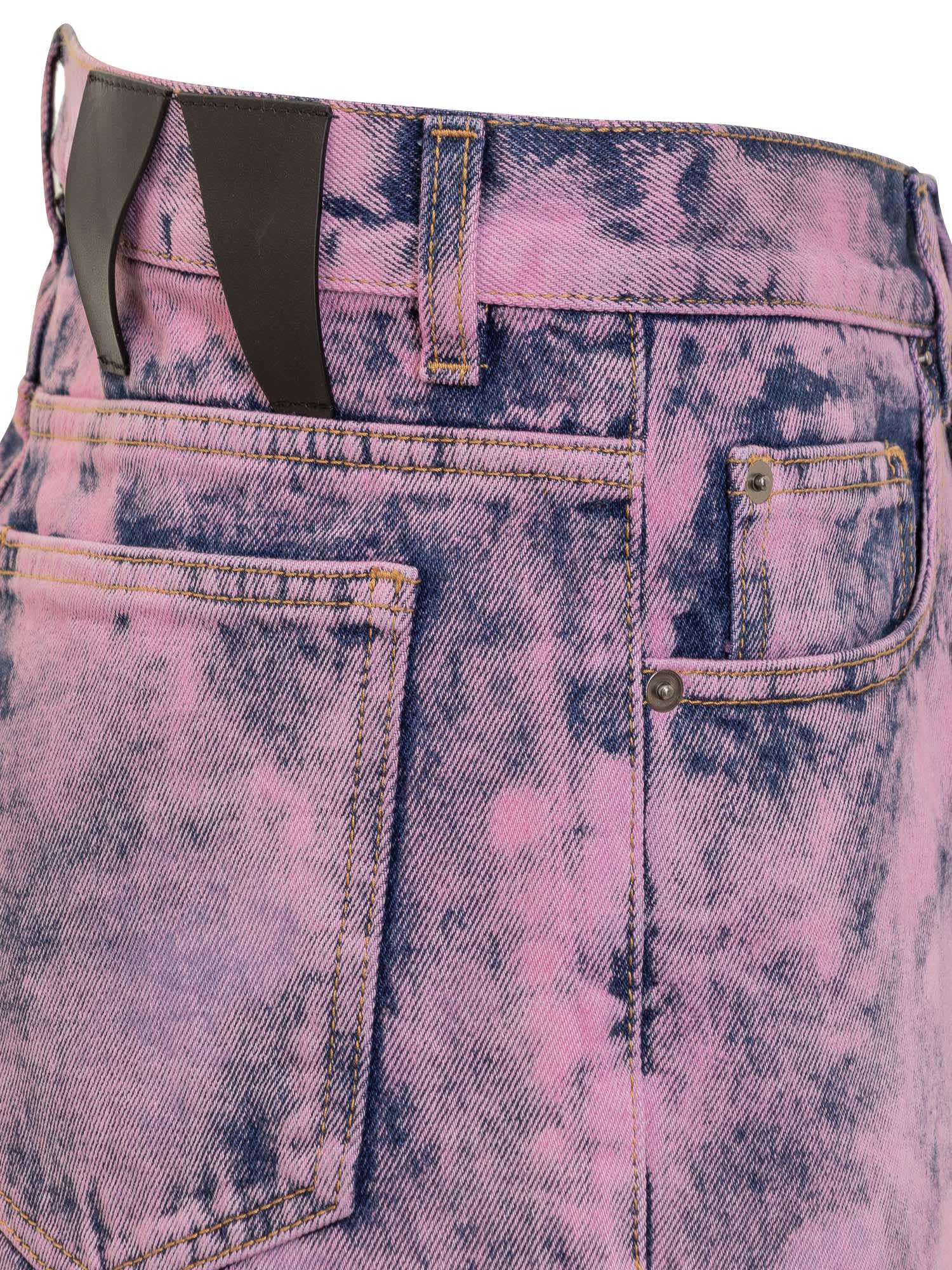 Shop Darkpark Chistopher Purple Jeans In Blue Pink