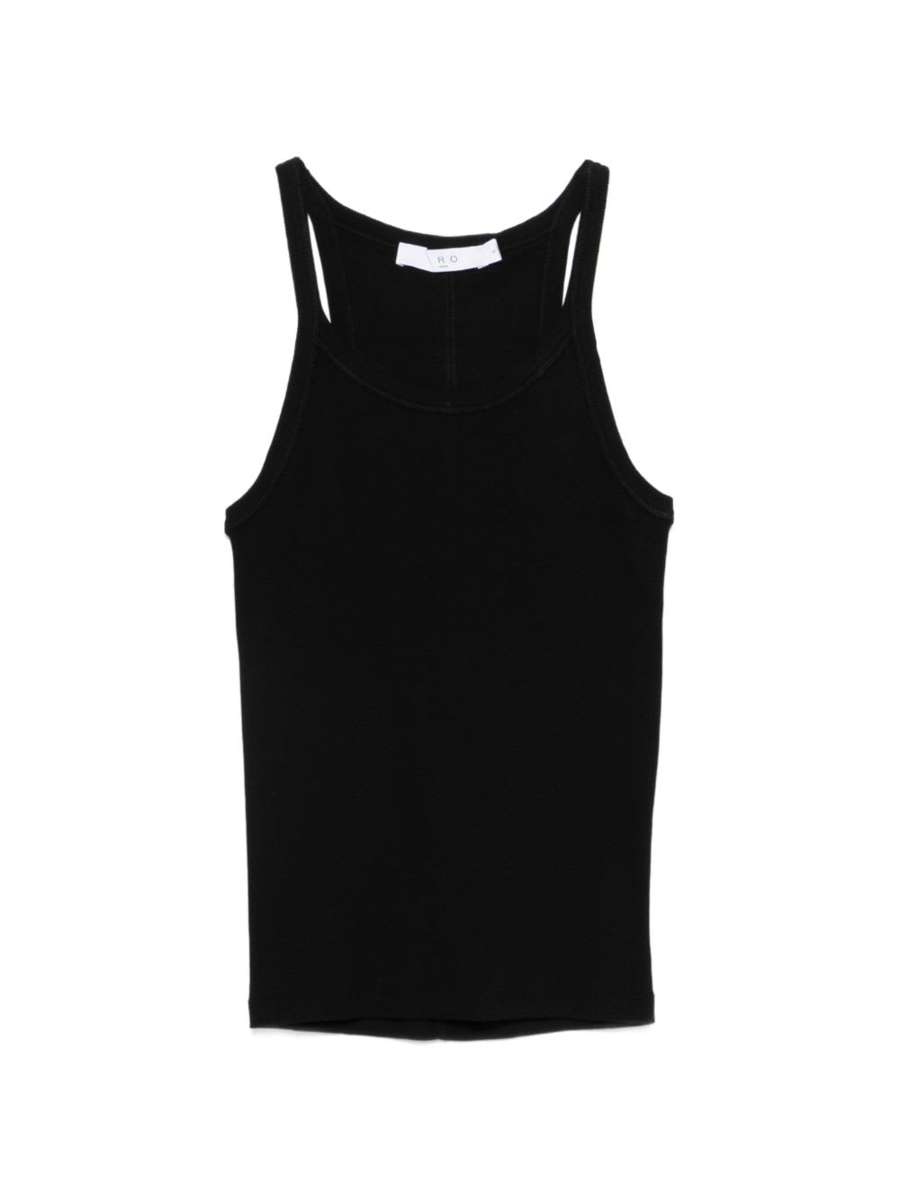 Iro Palisso Cotton Tank Top In Black