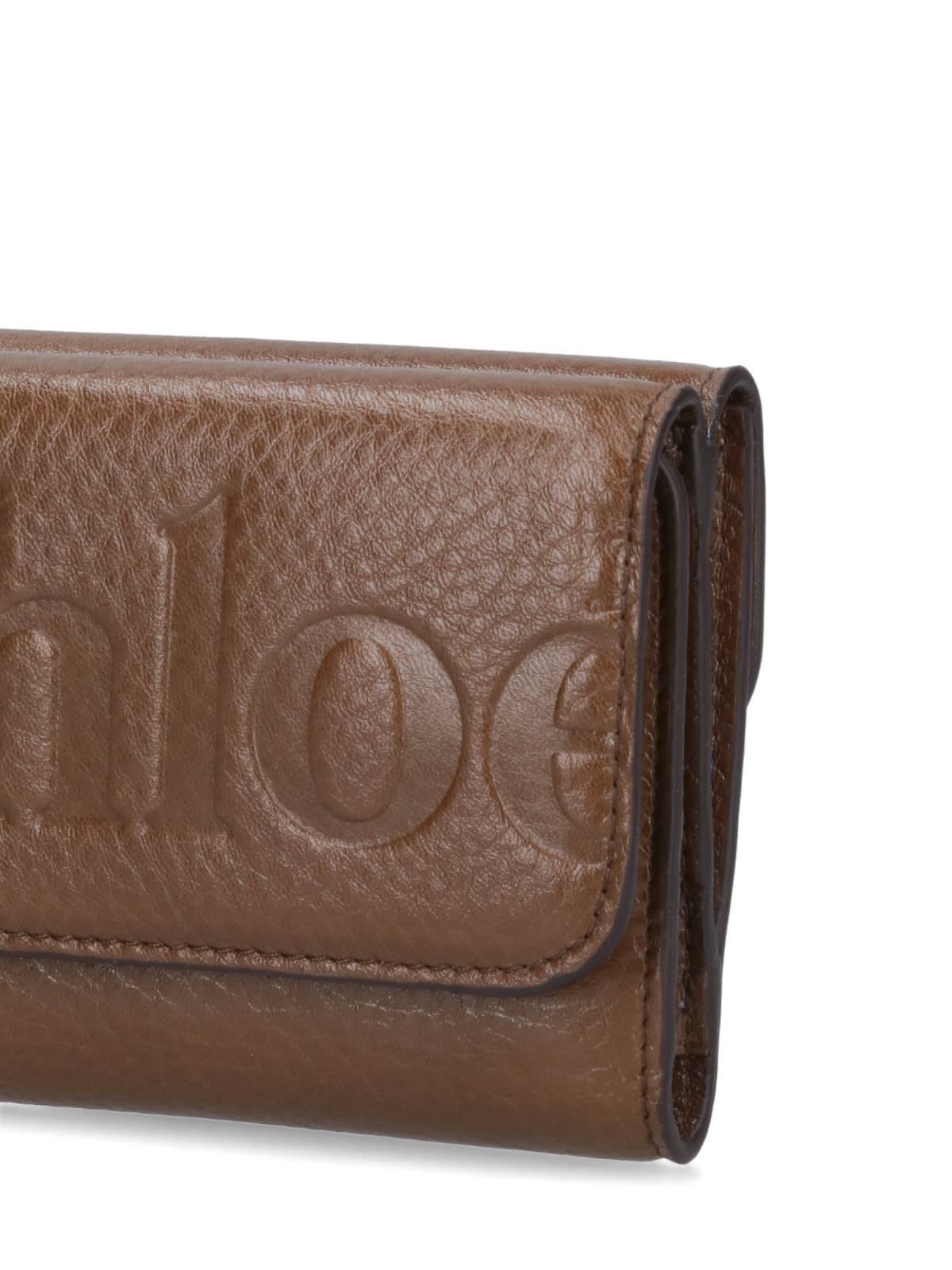 Chloé Tri-fold Logo Wallet