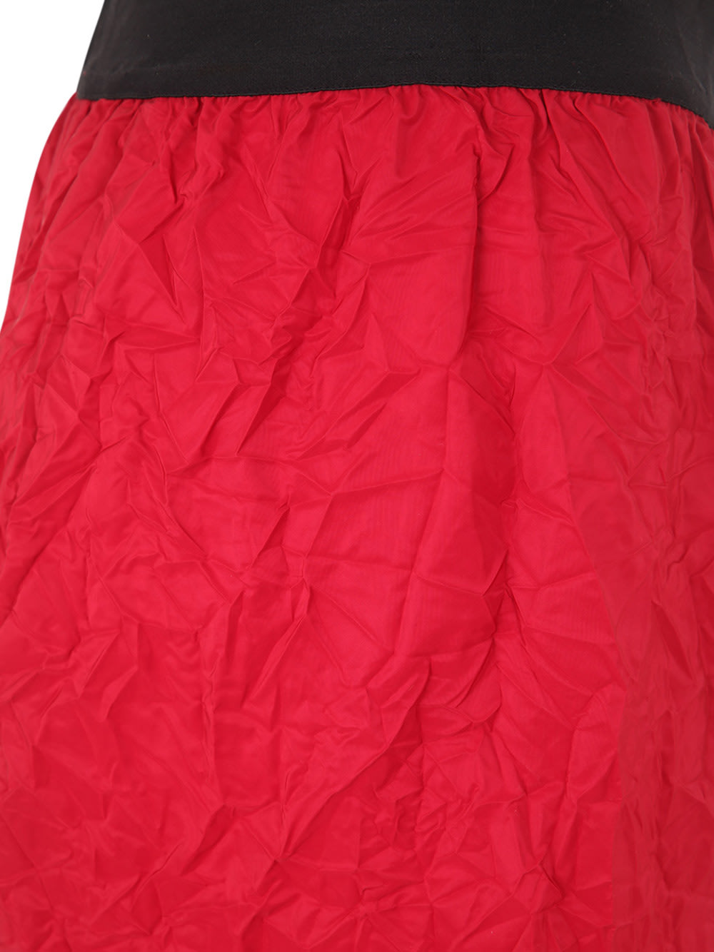 Shop Maria Calderara Long Trousers In Ruby Red