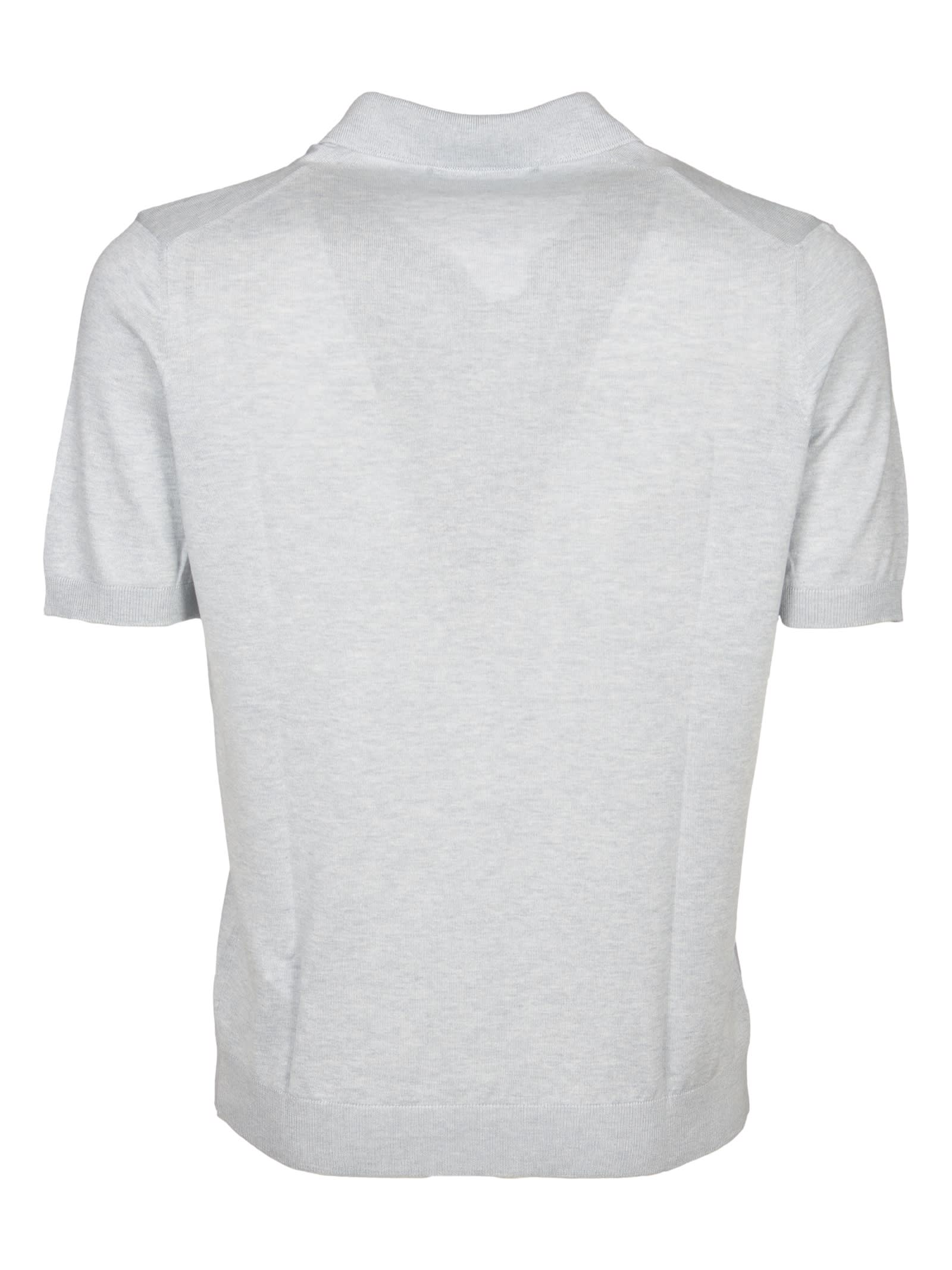 Shop Tagliatore Polo Shirt In Grey
