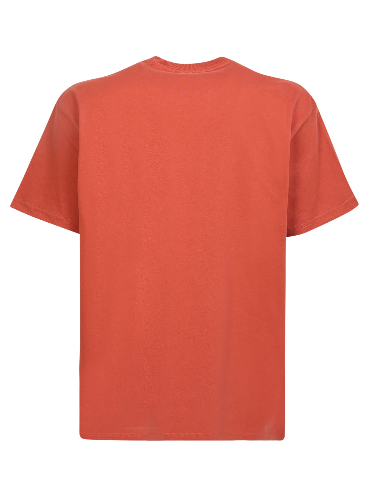 Shop Carhartt Chase T-shirt Red In Orange