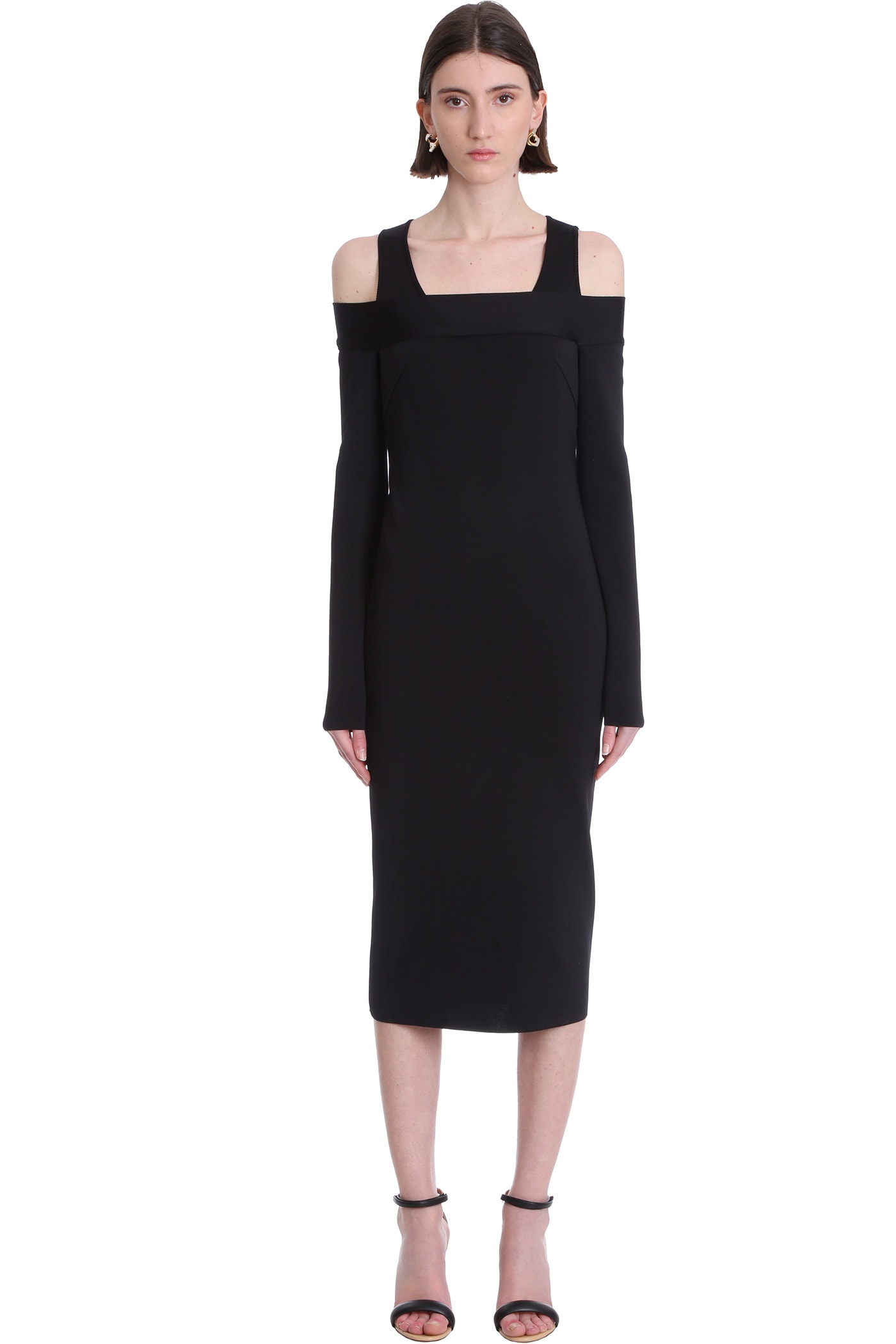 Givenchy Dress In Black Canvas