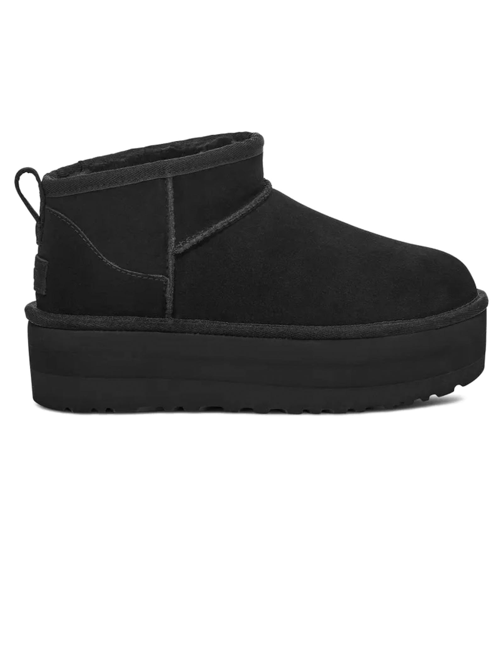 Shop Ugg Black Classic Ultra Mini Platform Boot