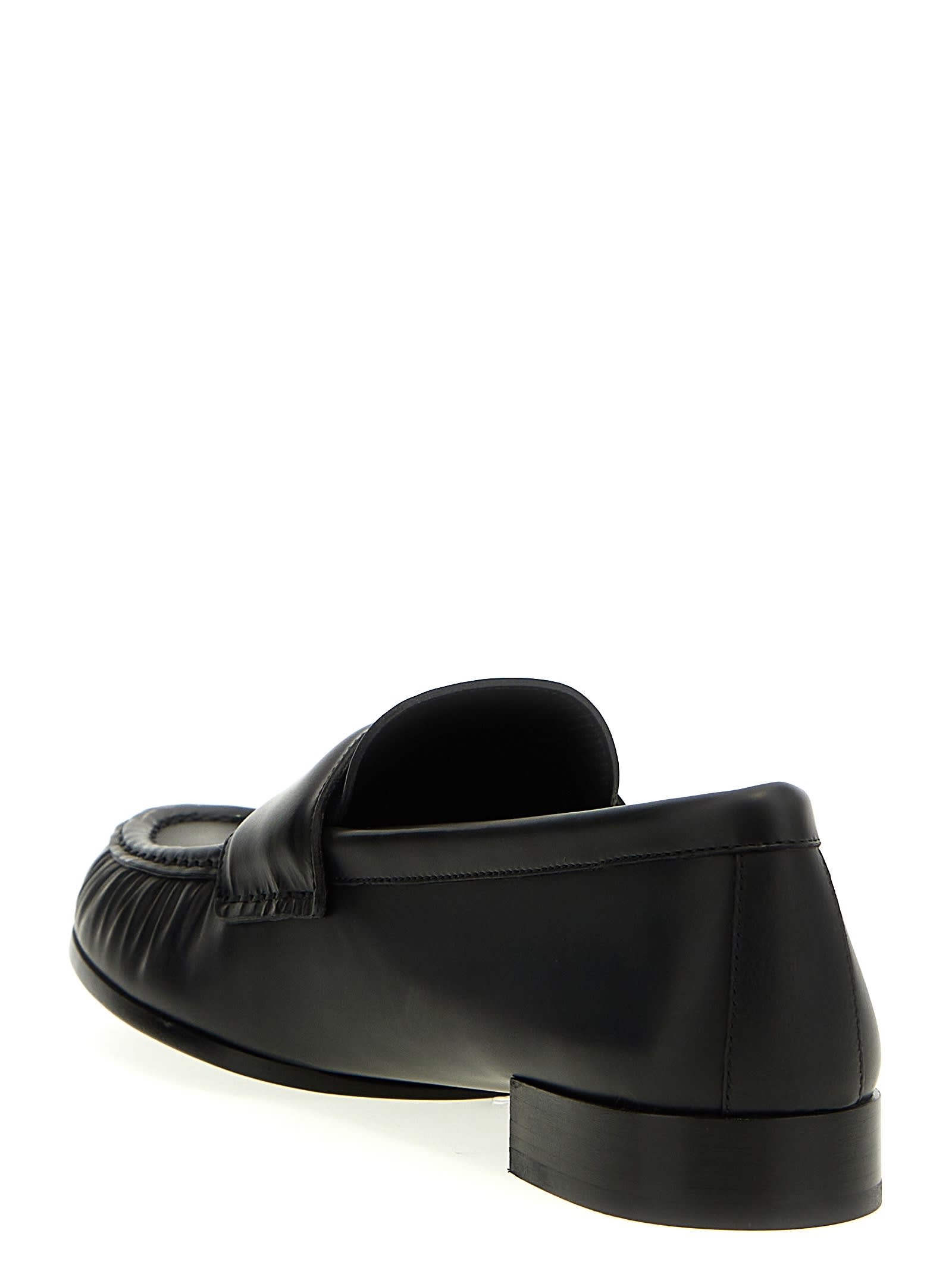 Shop Givenchy 4g Loafers In Black