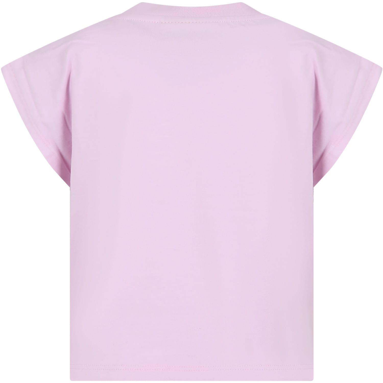 Shop Barrow Pink T-shirt For Girl With E Smile Logo