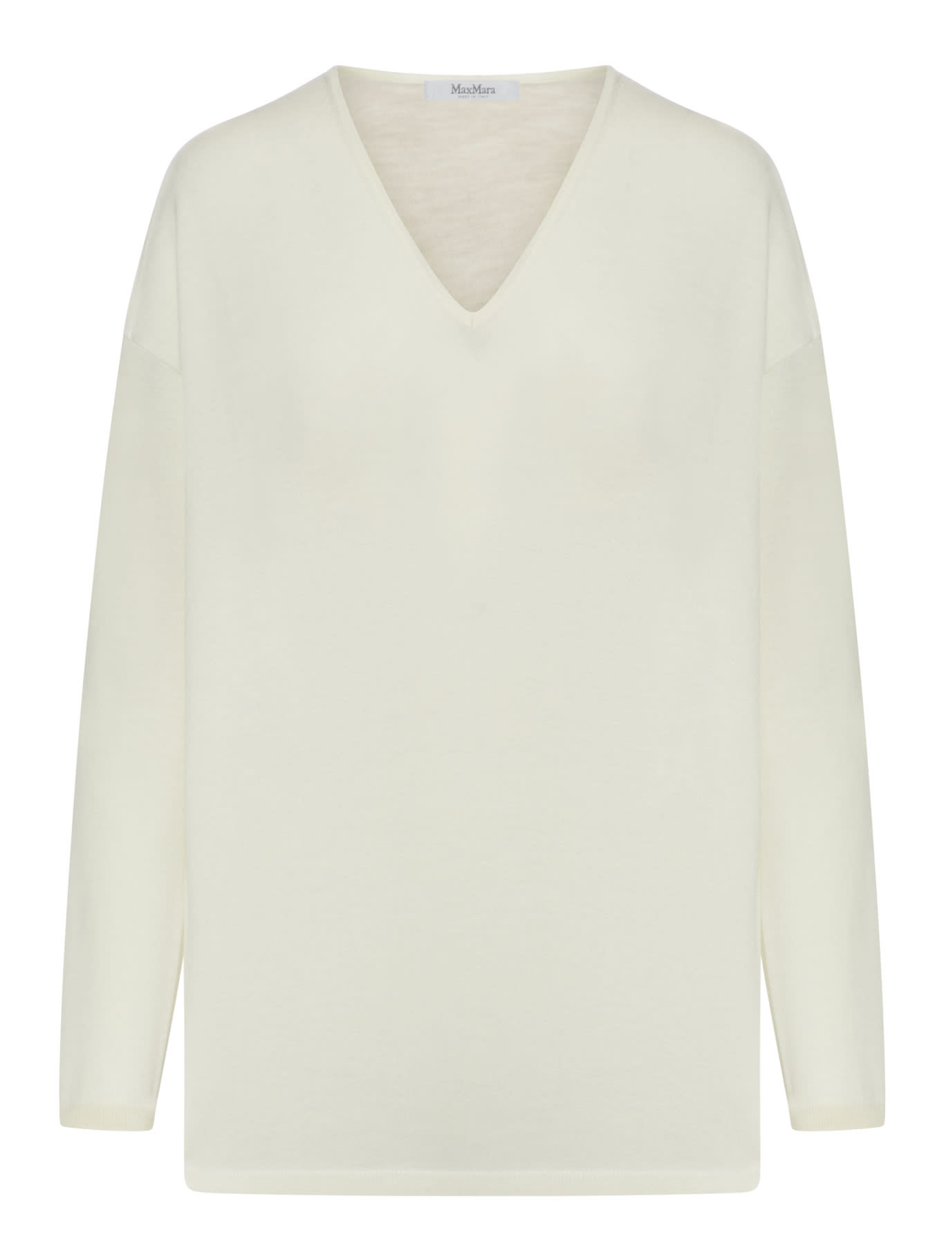 Shop Max Mara Freccia Sweater In White