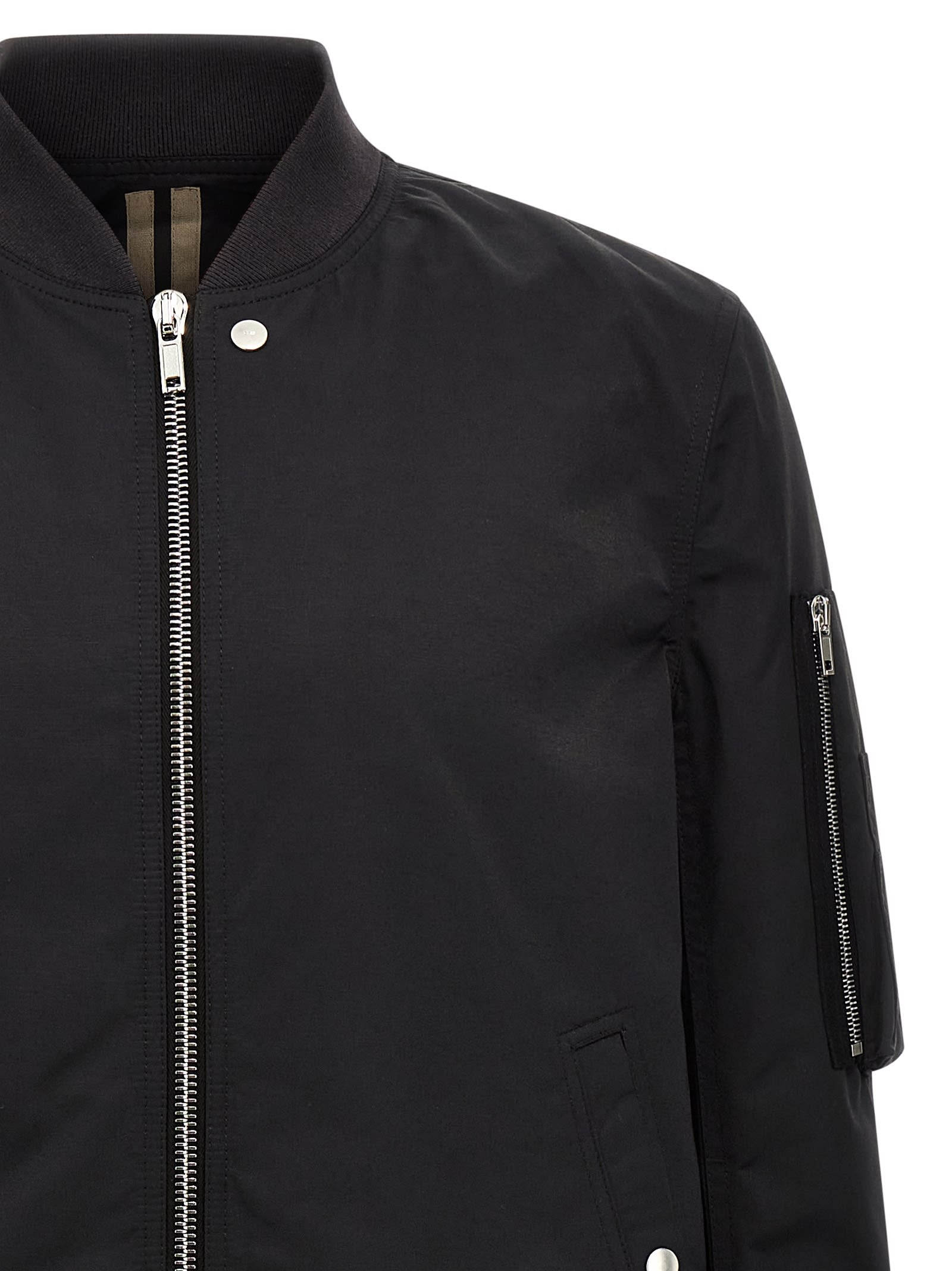 Drkshdw Jumbo Flight Bomber Jacket In Black