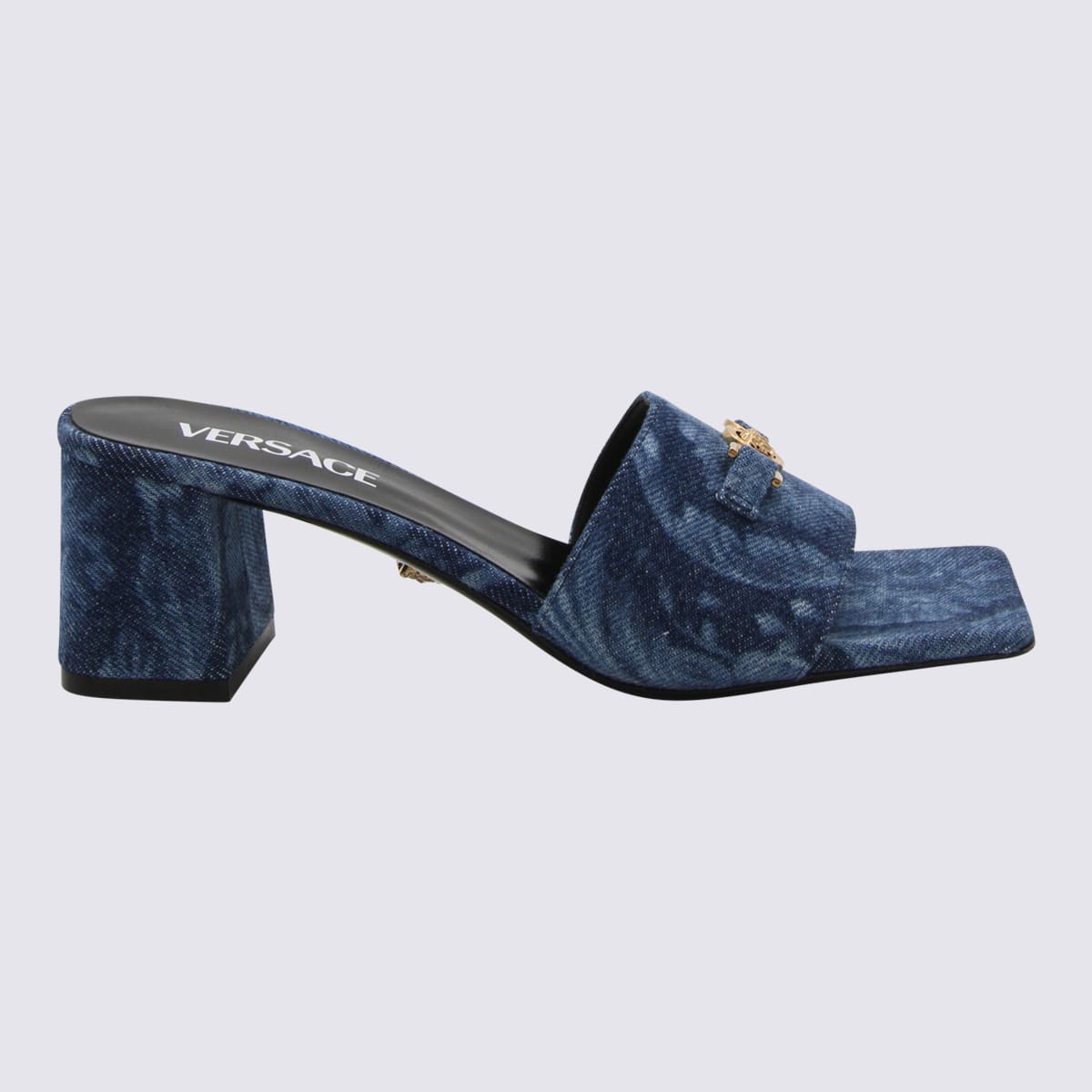 Blue Denim Slippers