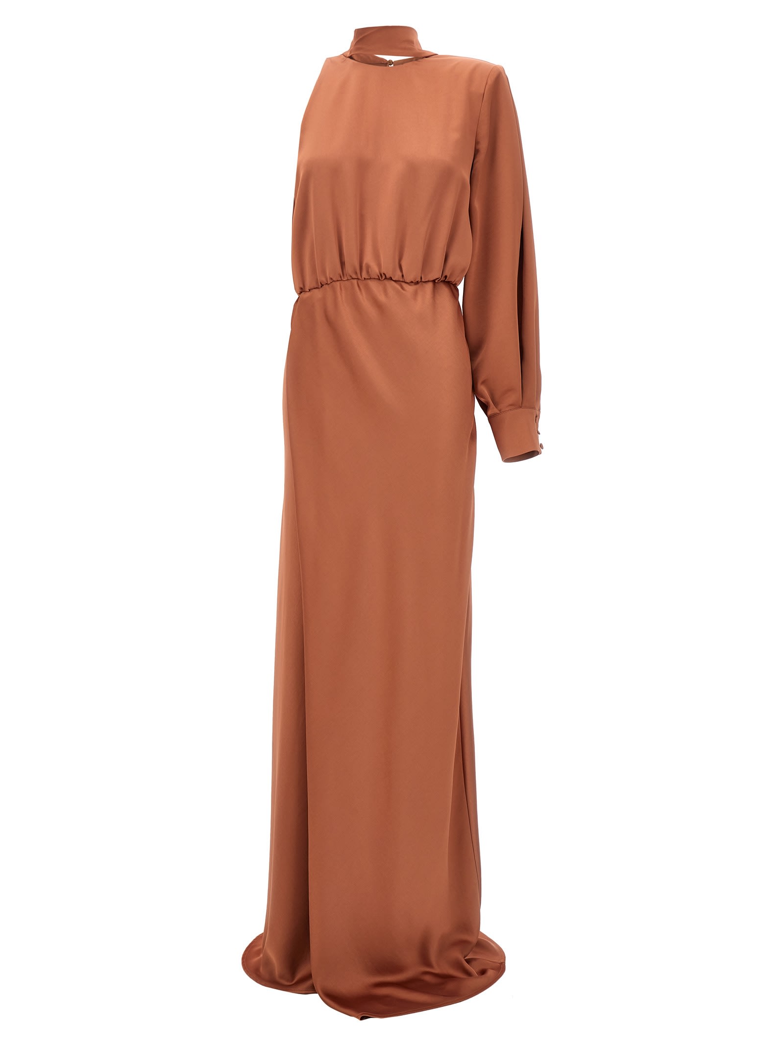 Shop Pinko Ansonica Dress In Brown