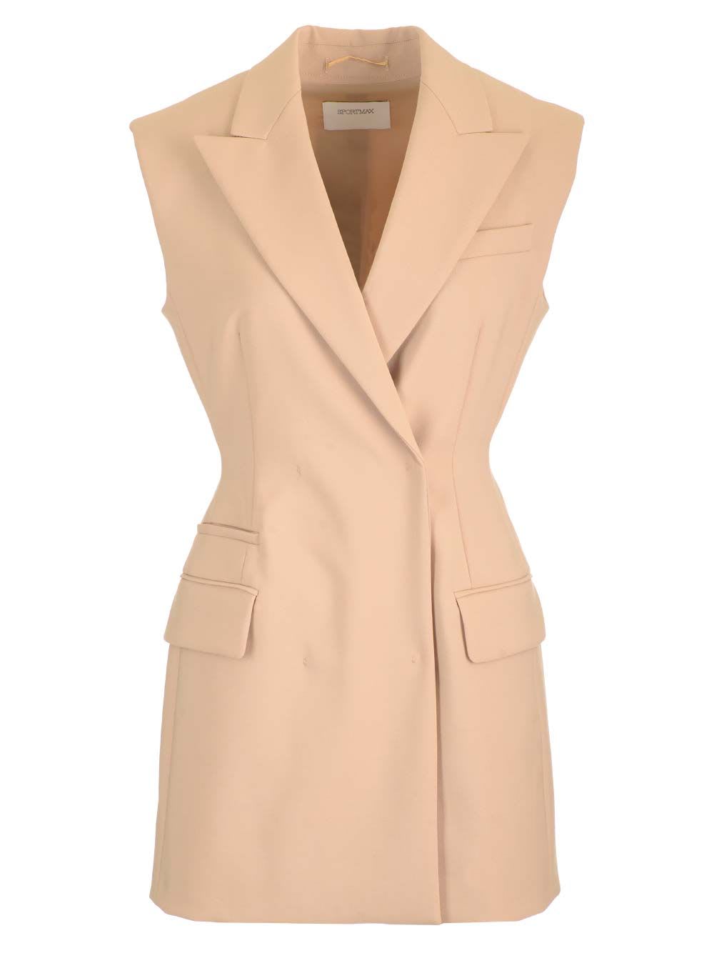 Sportmax Pegli Shaped Long Vest
