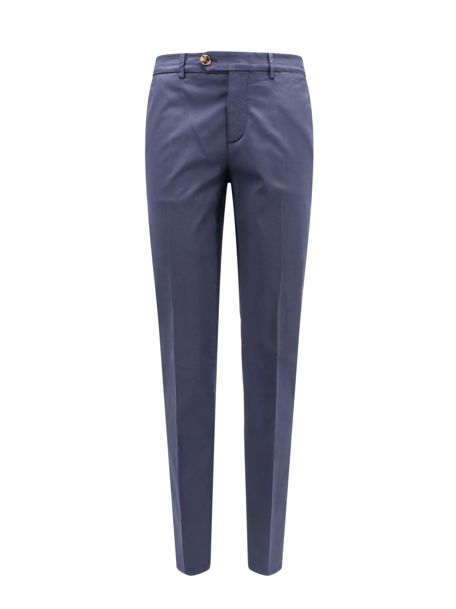 Shop Brunello Cucinelli Trouser In Blue