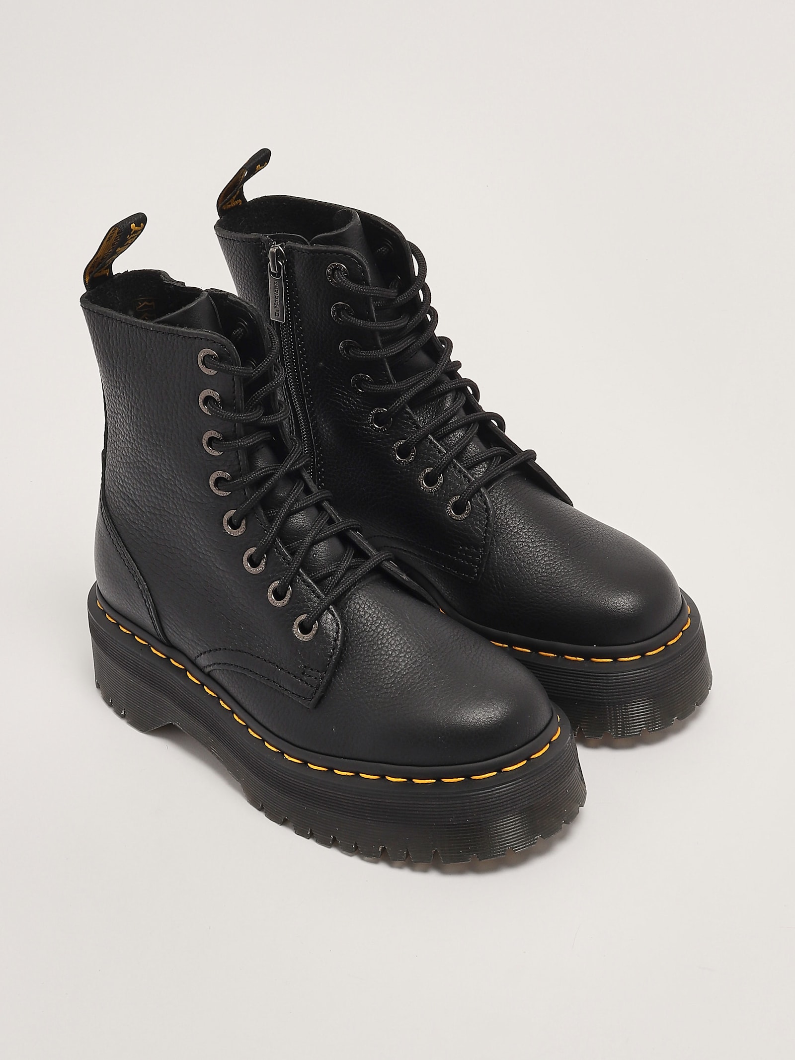 Shop Dr. Martens' Jadon Boots In Nero