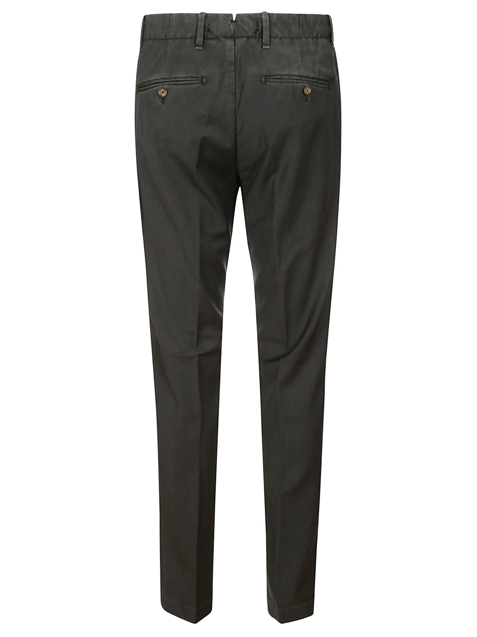 Shop Myths Trousers Micro Pinces Wool In Slate