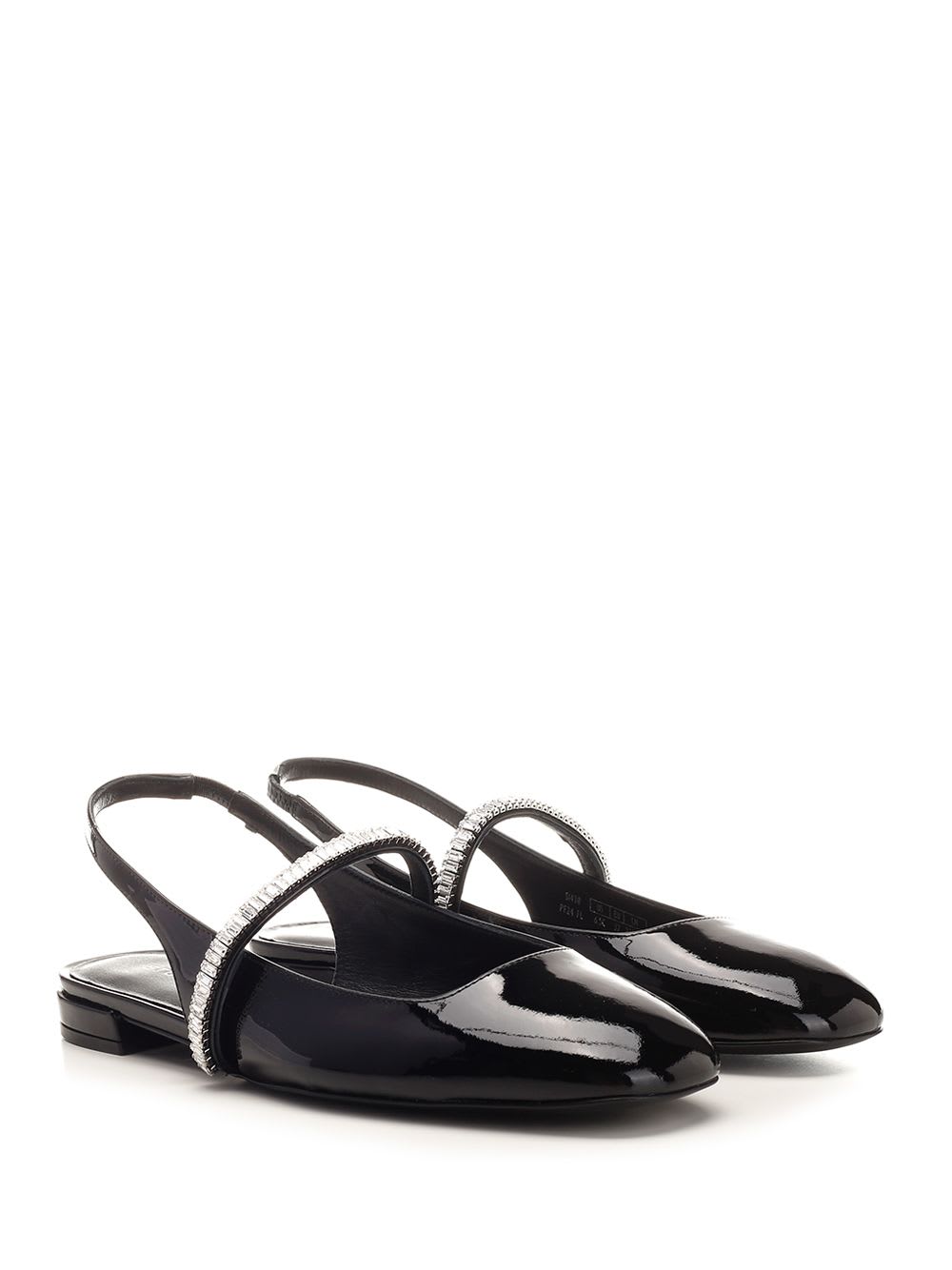 Shop Stuart Weitzman Stefanie Slingback In Black