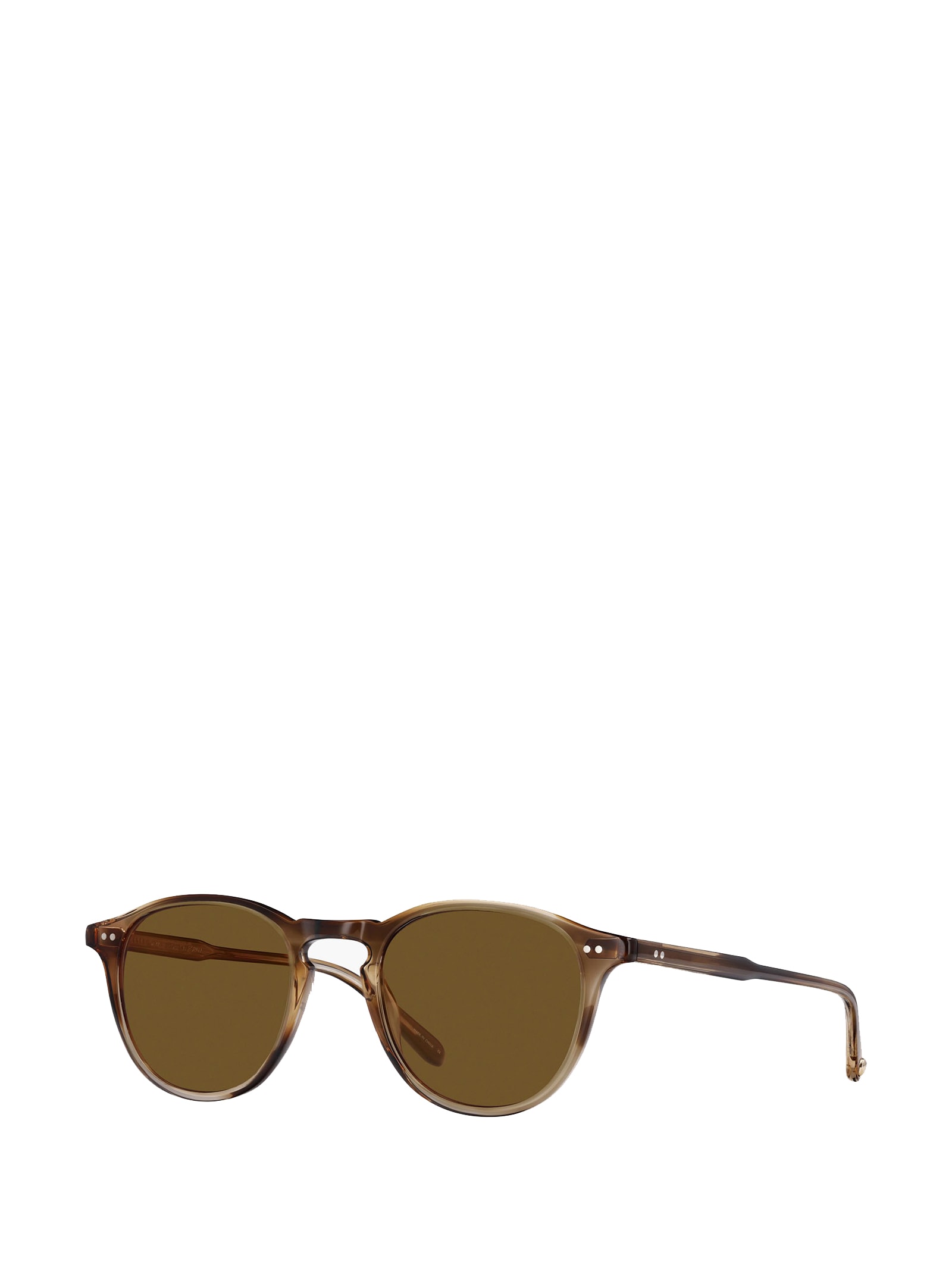 Shop Garrett Leight Hampton Sun Khaki Tortoise Sunglasses