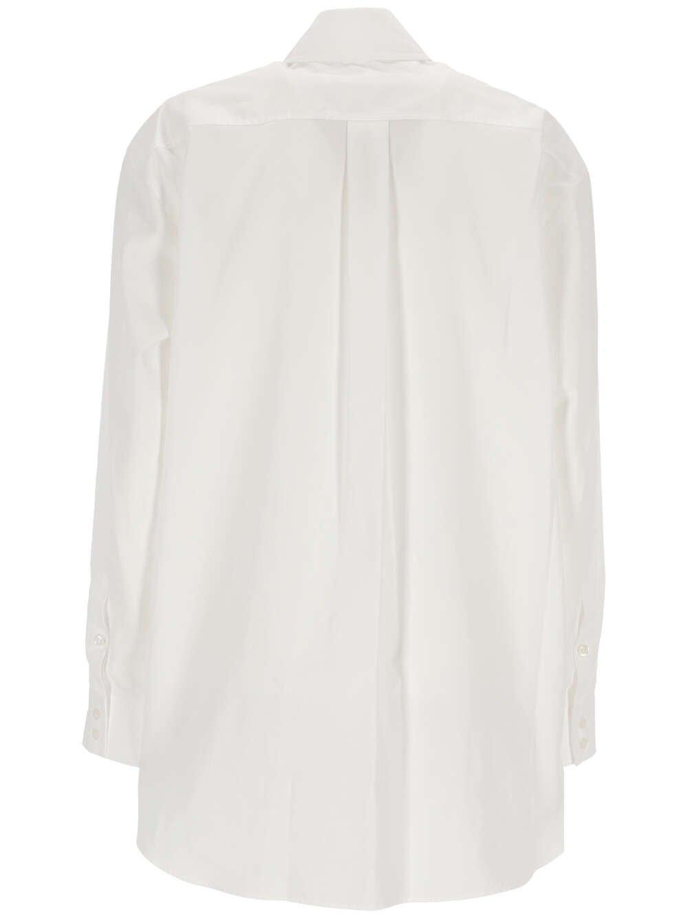 Simone Rocha Cotton-lace Shirt In White