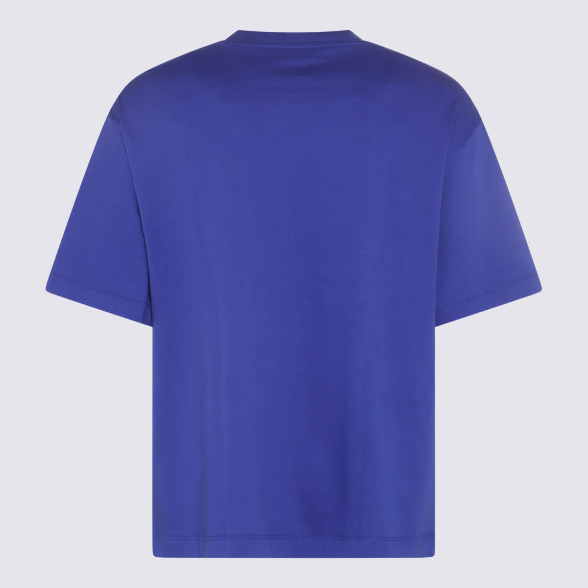 Shop Off-white Electric Blue Cotton Body Stitch Skate T-shirt
