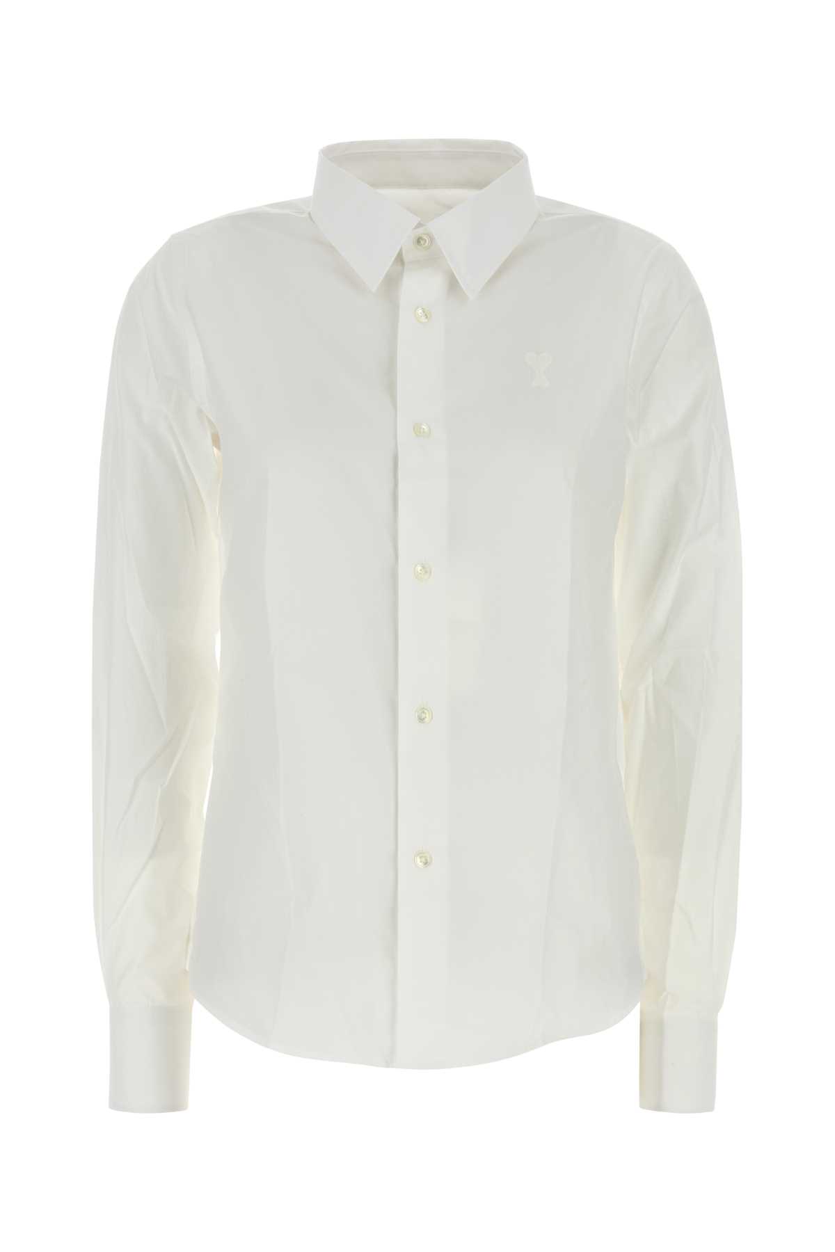 White Poplin Shirt