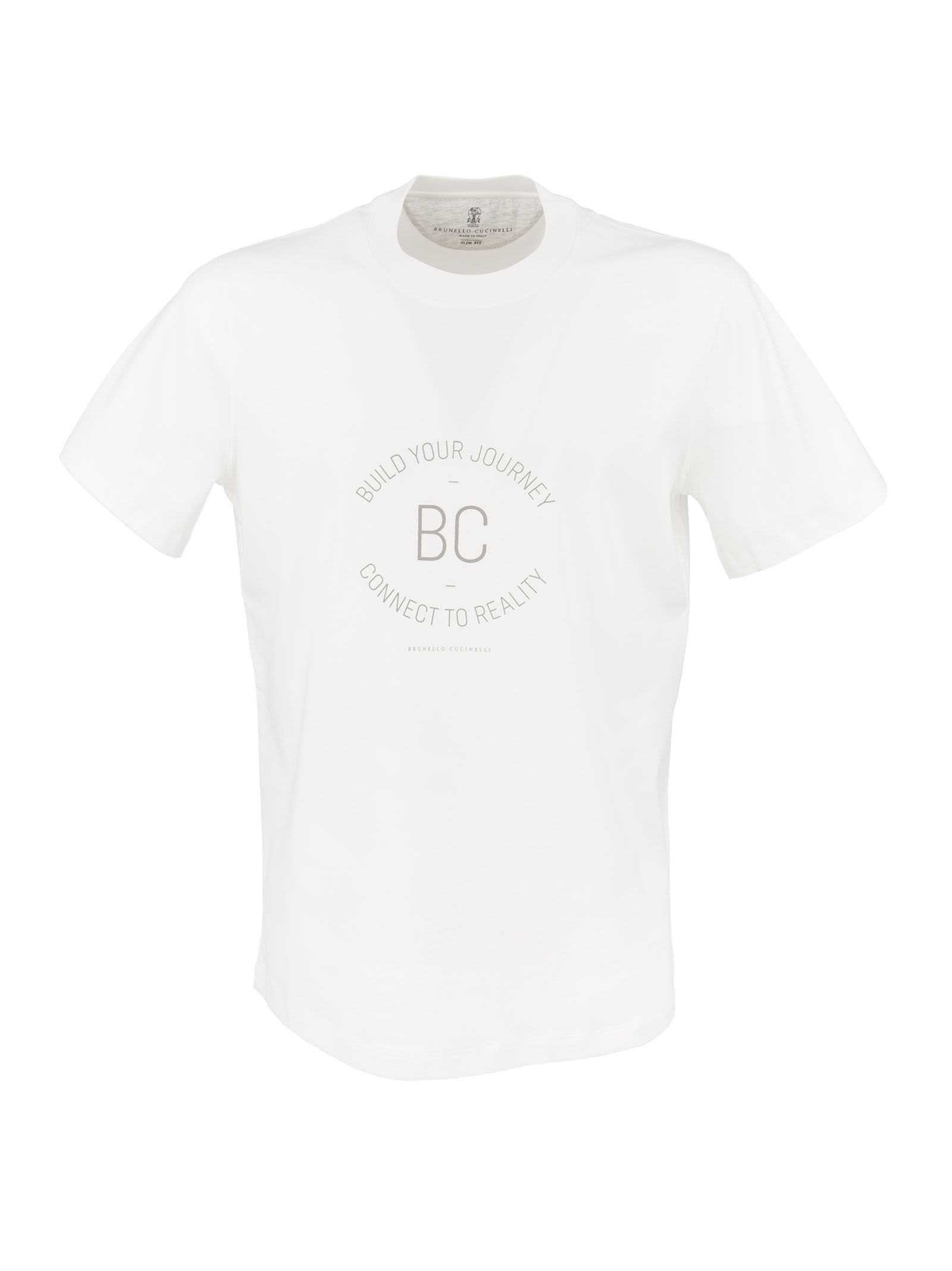 Brunello Cucinelli Slim Fit Crew Neck T-shirt In Cotton Jersey