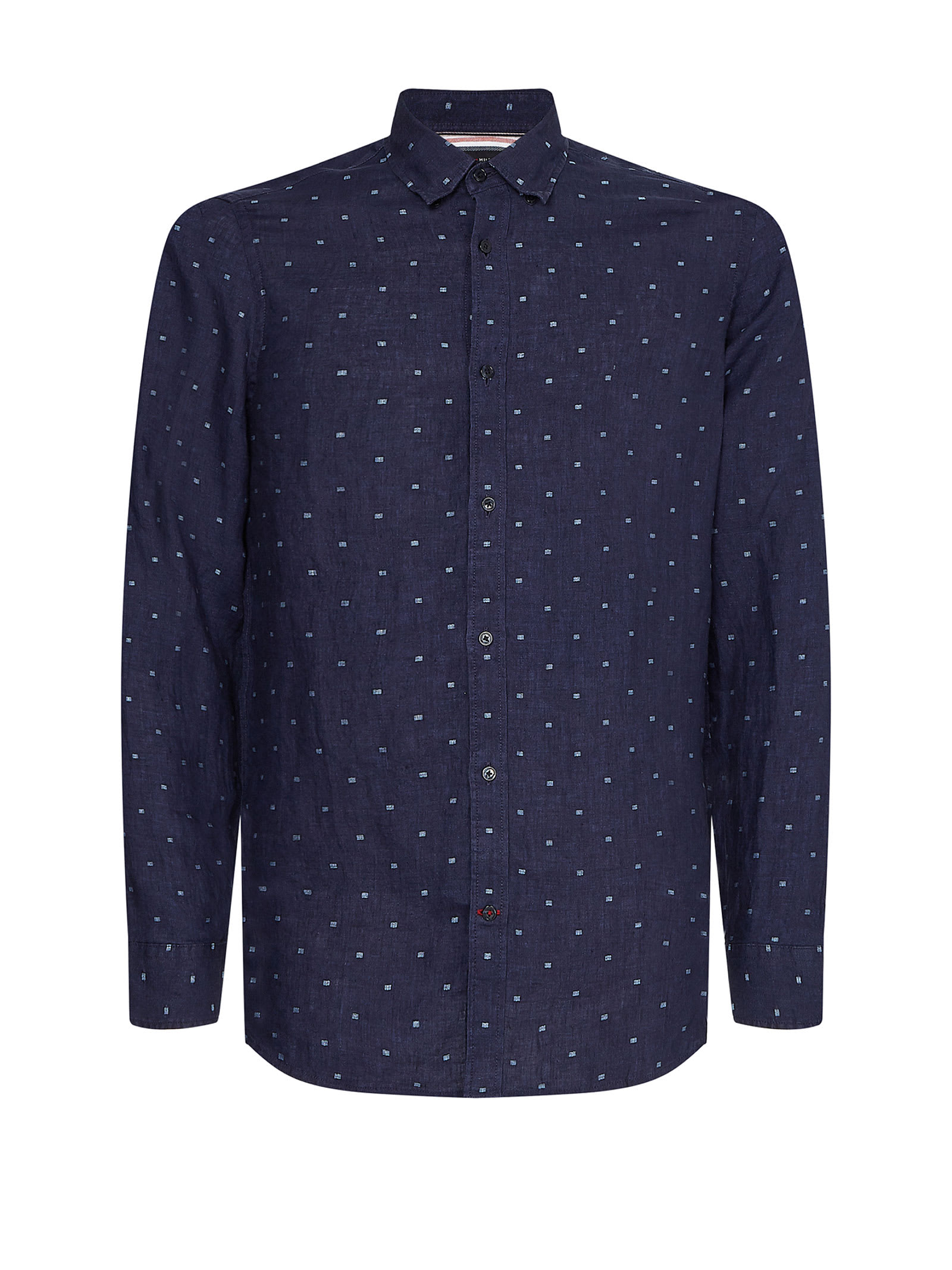 Tommy Hilfiger Blu Shirt With French Collar