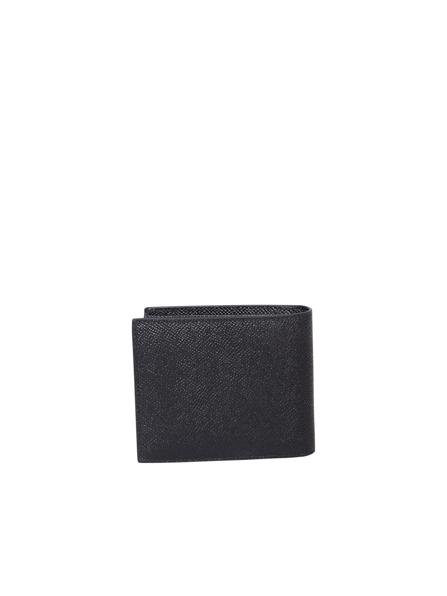 Shop Dolce & Gabbana Bi-fold Leather Wallet In Black