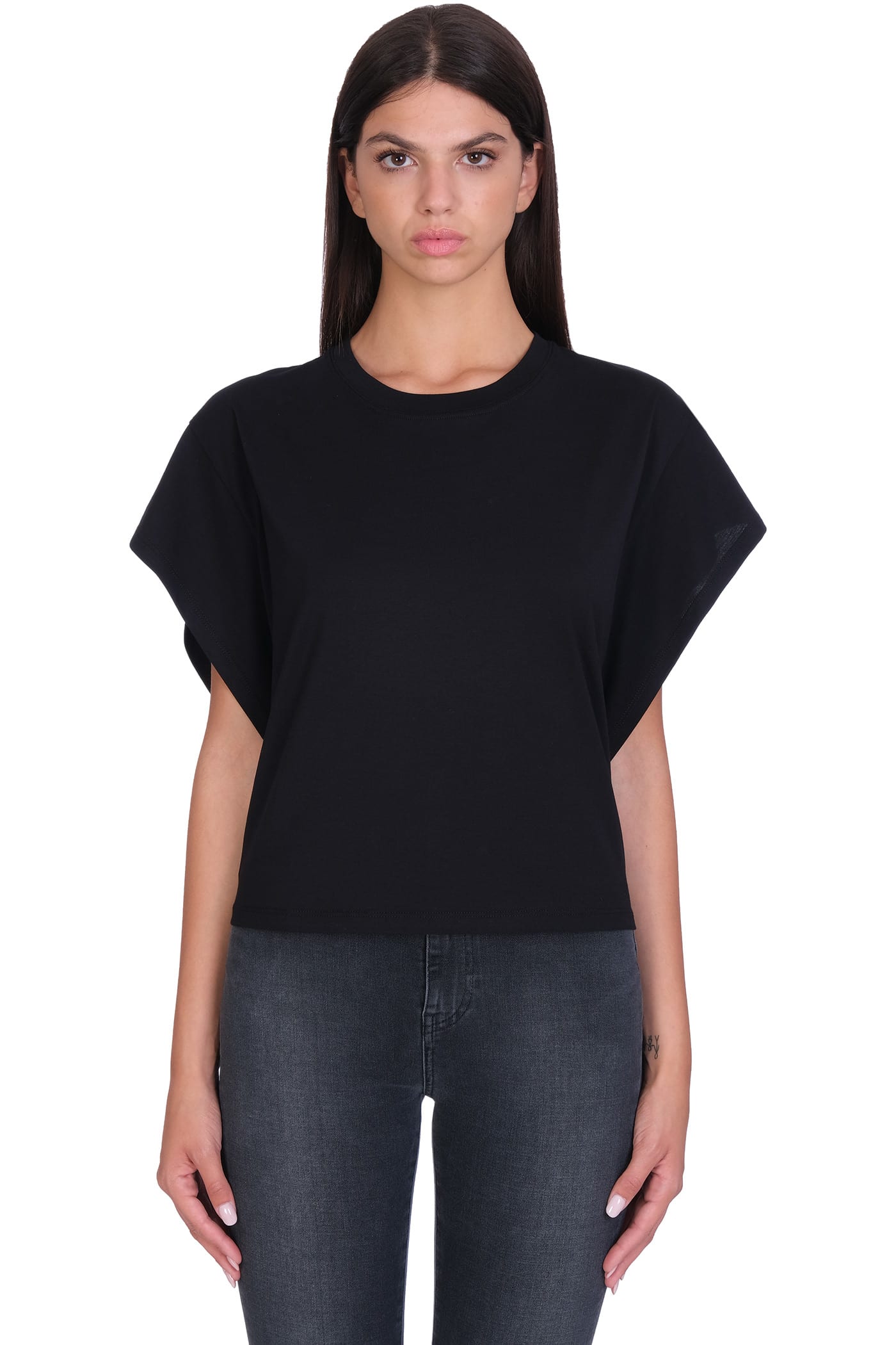 IRO Tamlyn T-shirt In Black Cotton