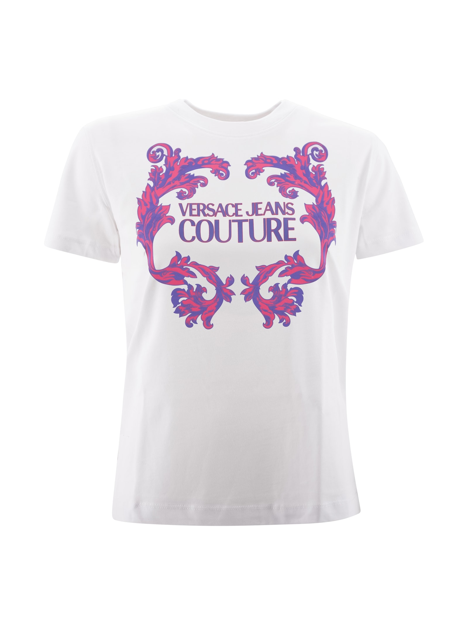 Versace Jeans Couture Cotton T-shirt In White