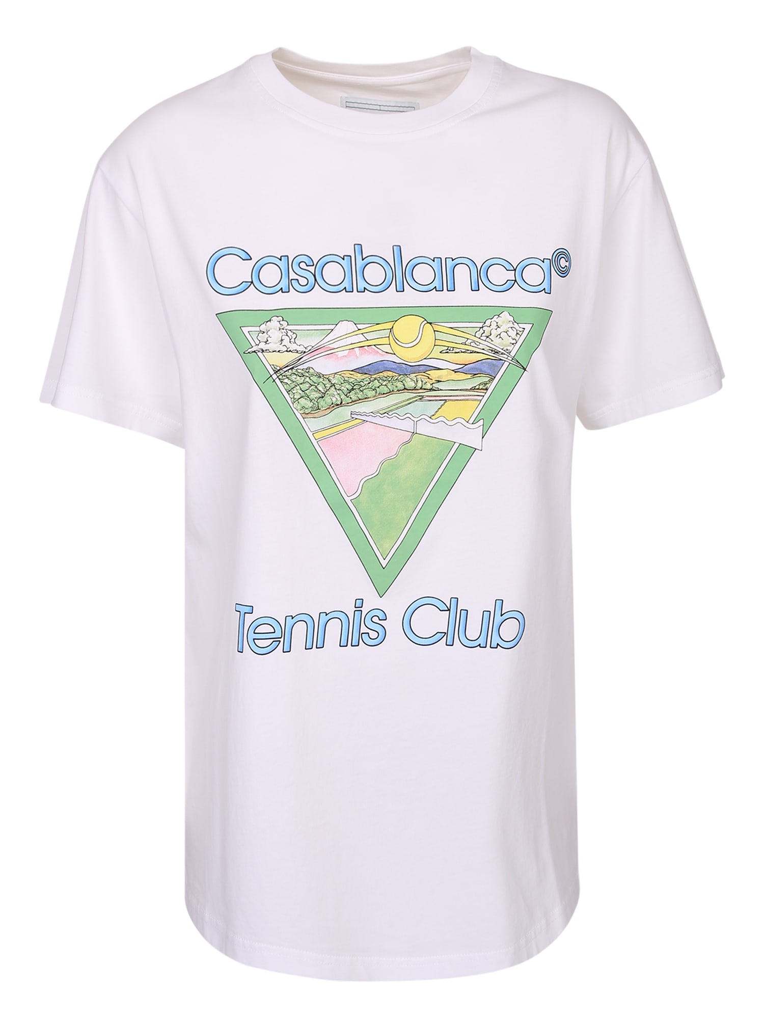 Casablanca Tennis Club Print T-shirt