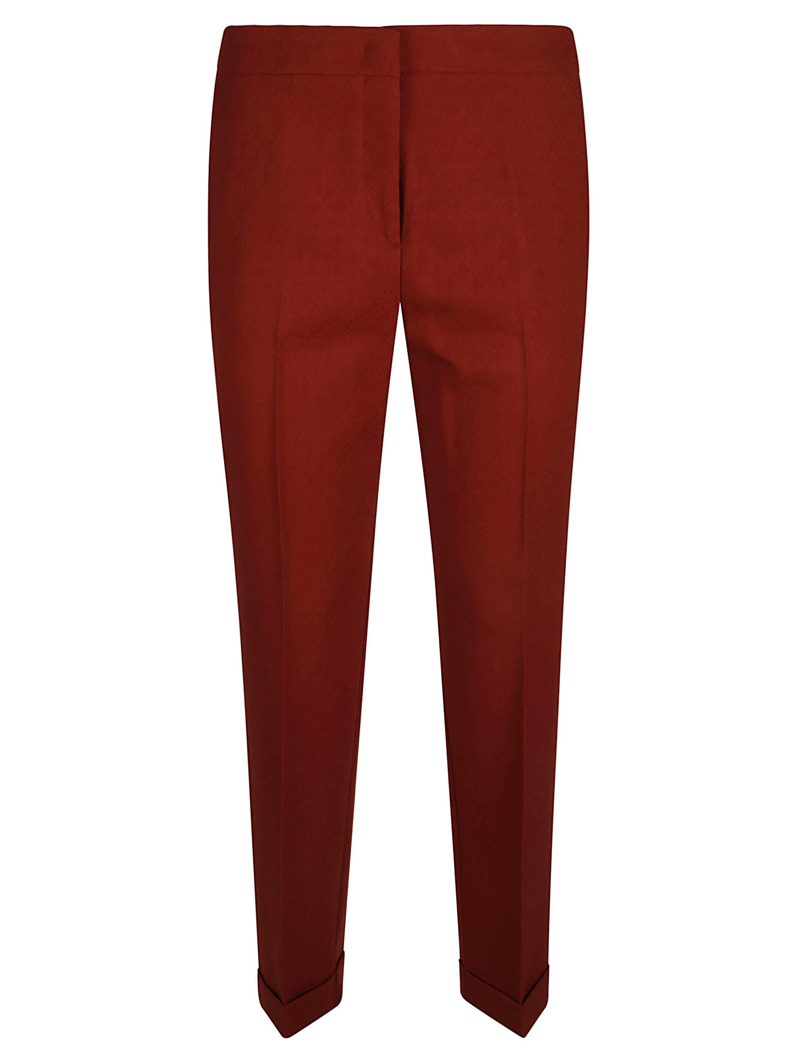 Etro Concealed Trousers In Brown