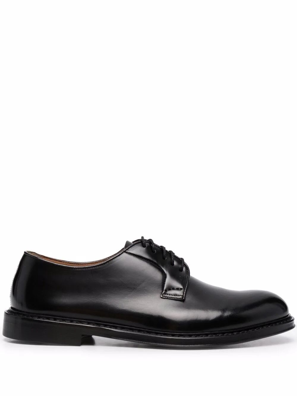 Shop Doucal's Derby Shoes In Black