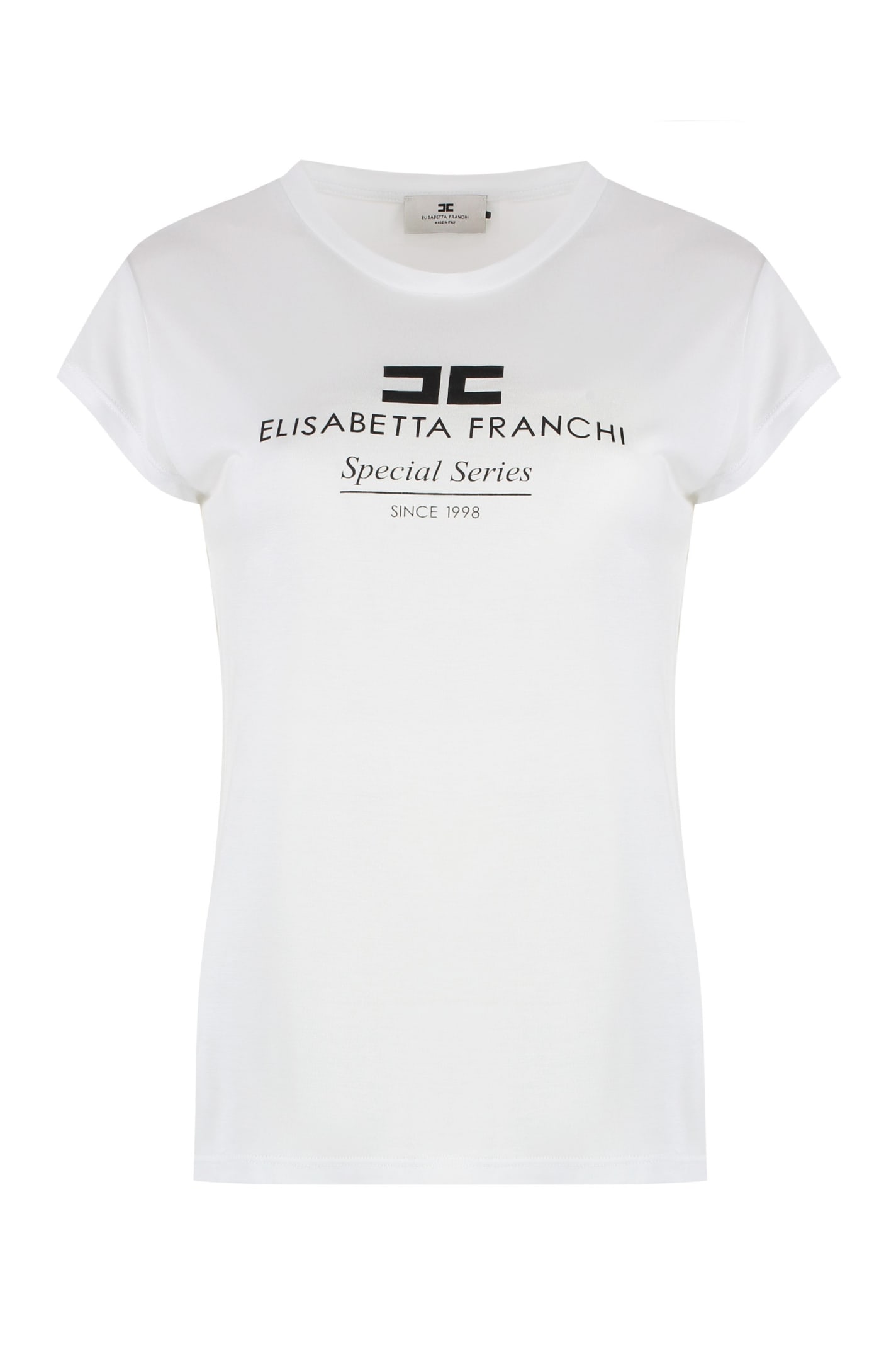 ELISABETTA FRANCHI LOGO MODAL T-SHIRT