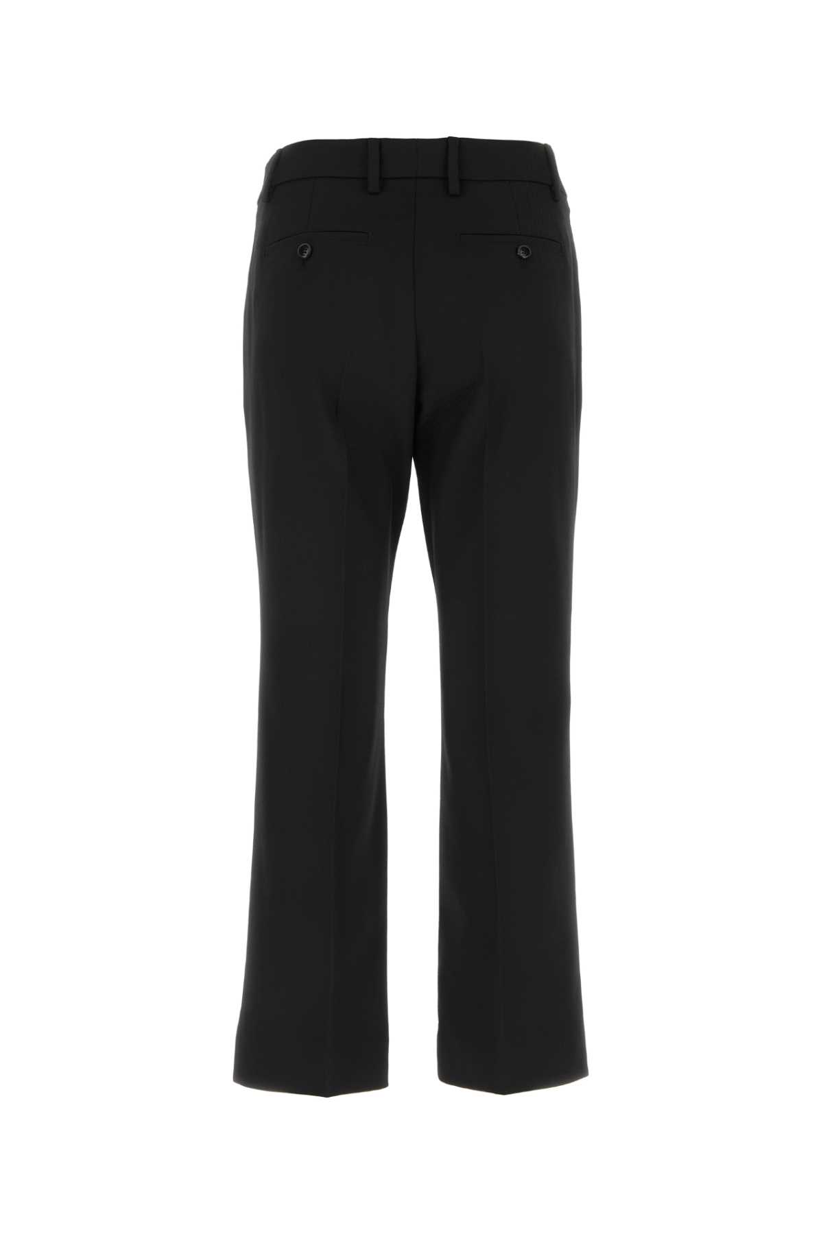 Shop Ami Alexandre Mattiussi Black Jersey Pant In 001