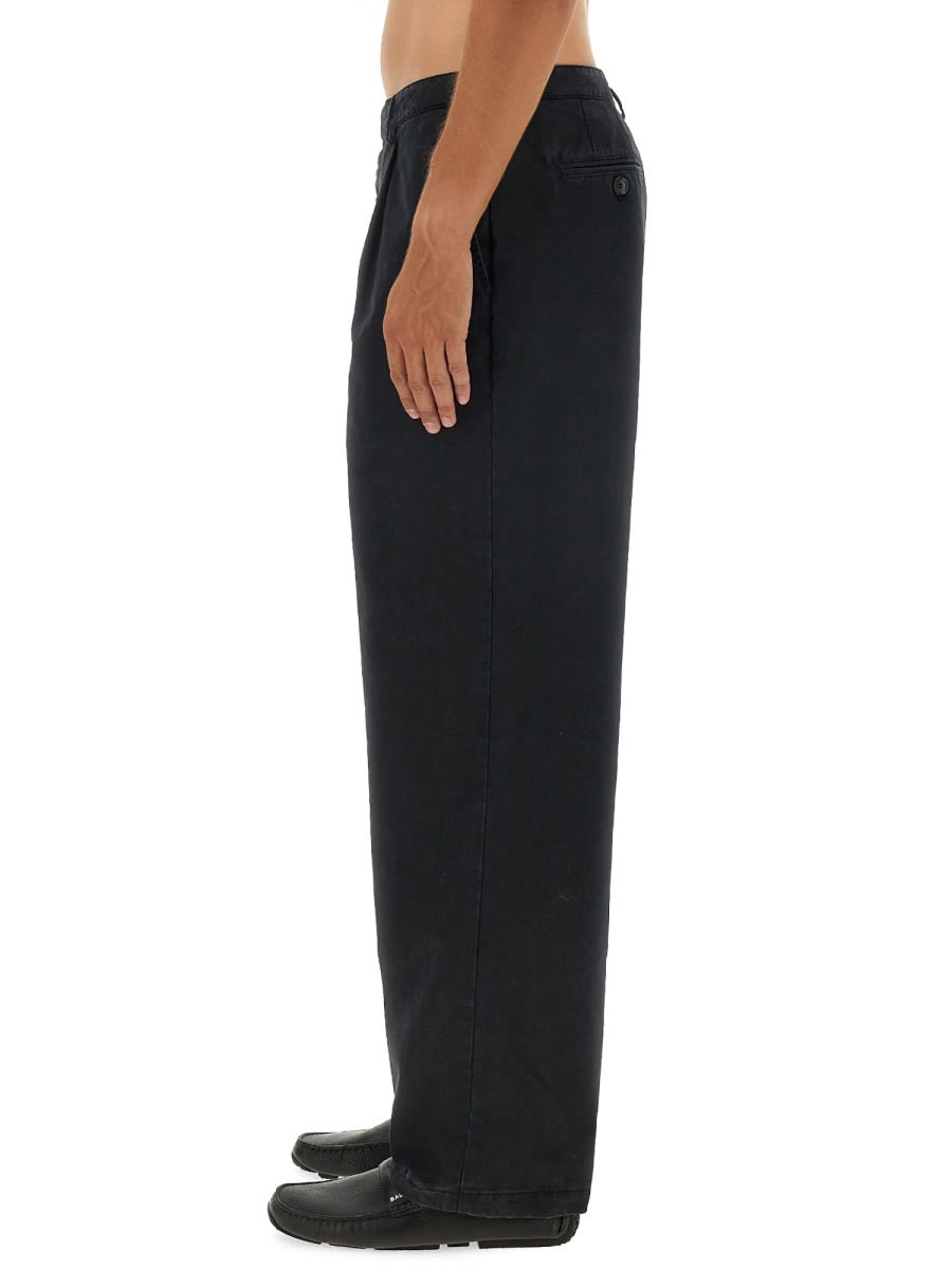 Bally Cotton Pants In Black