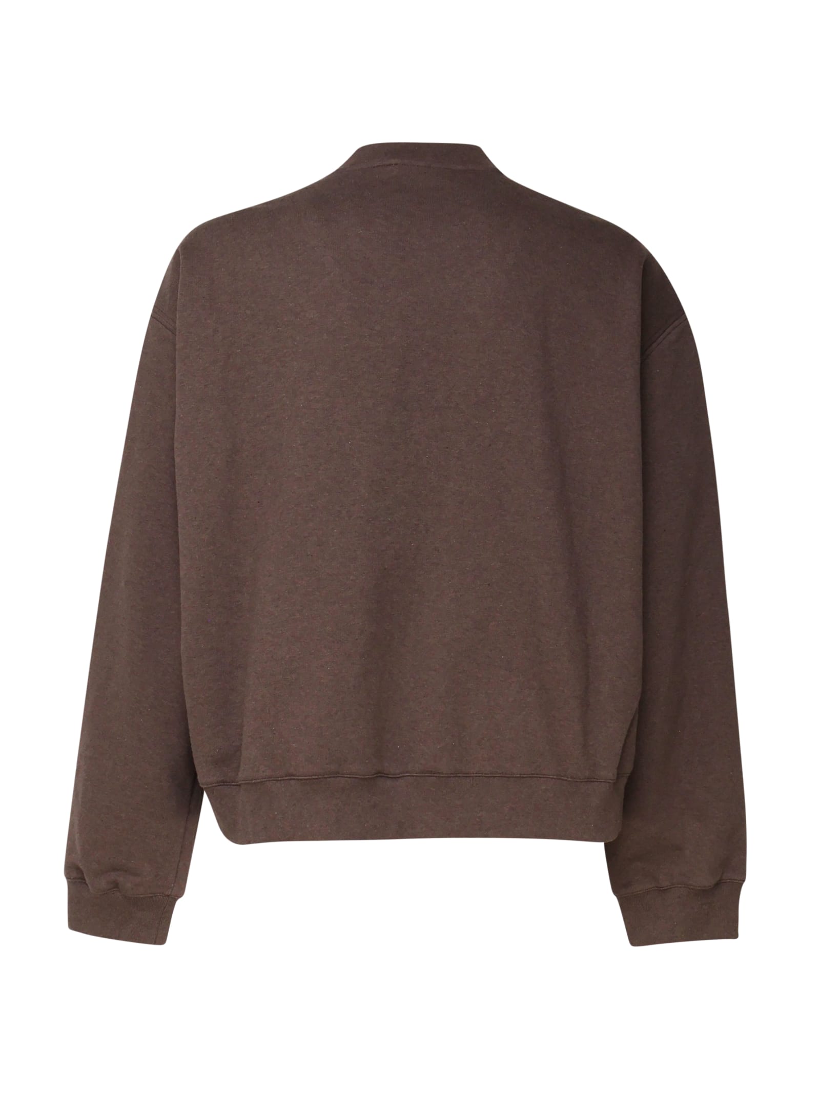 Shop Marni Cotton Sweater In Coffee